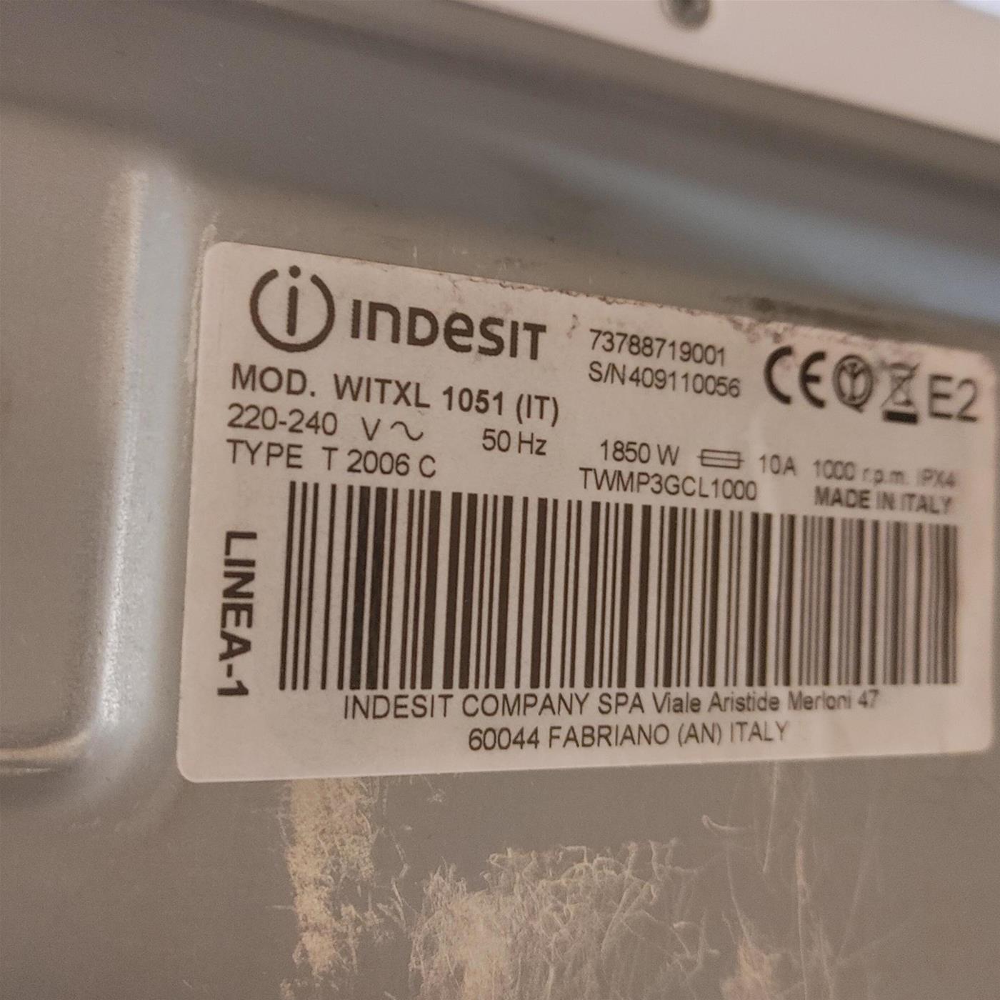 Lavatrice Indesit WITXL 1051 (EU) 6 Kg