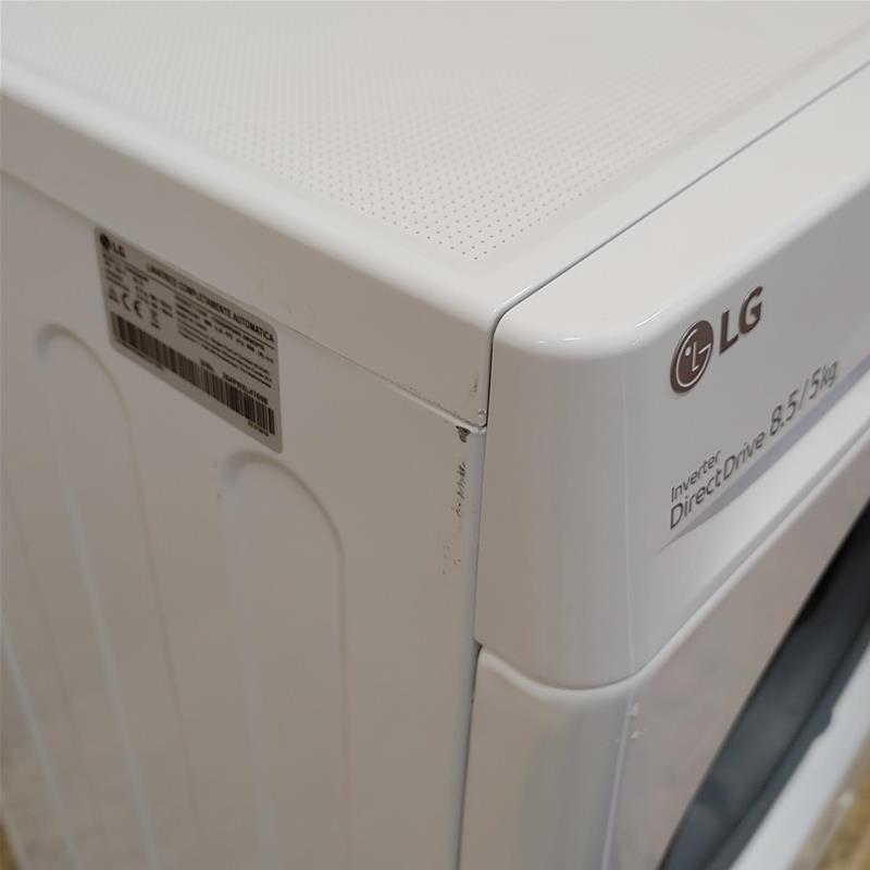 LG F2DV5S8H0E Lavasciuga Slim Intelligente AIDD 8.5/5kg Vapore TurboWash 1200 Giri/min Carica frontale Classe E