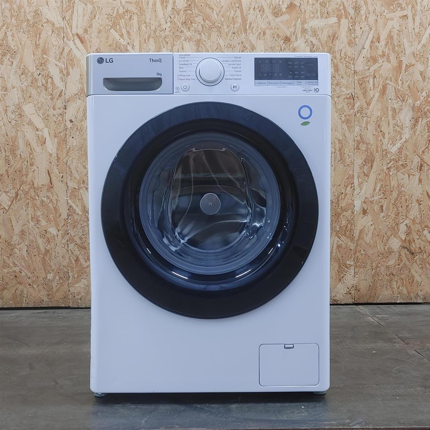 Lavatrice LG F4WV510S1E Caricamento frontale 10,5 kg 1400 Giri/min Bianco