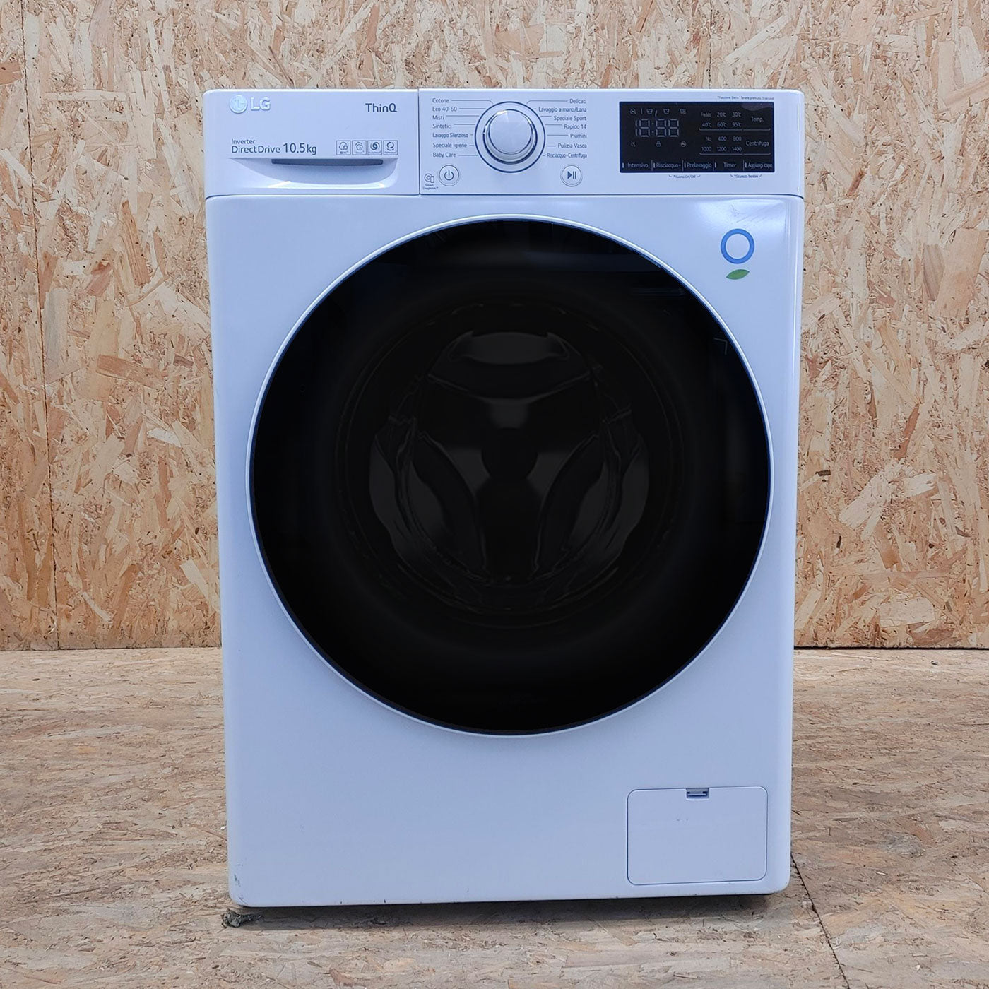 Lavatrice LG F4WV510S0E Caricamento frontale 10,5 kg 1360 Giri/min Bianco