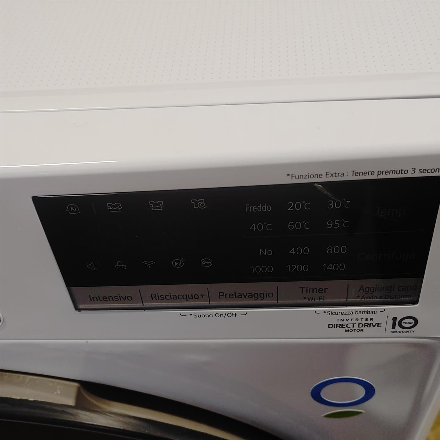 Lavatrice LG F4WV509SAE Carica frontale 9 kg 1400 Giri/min Bianco