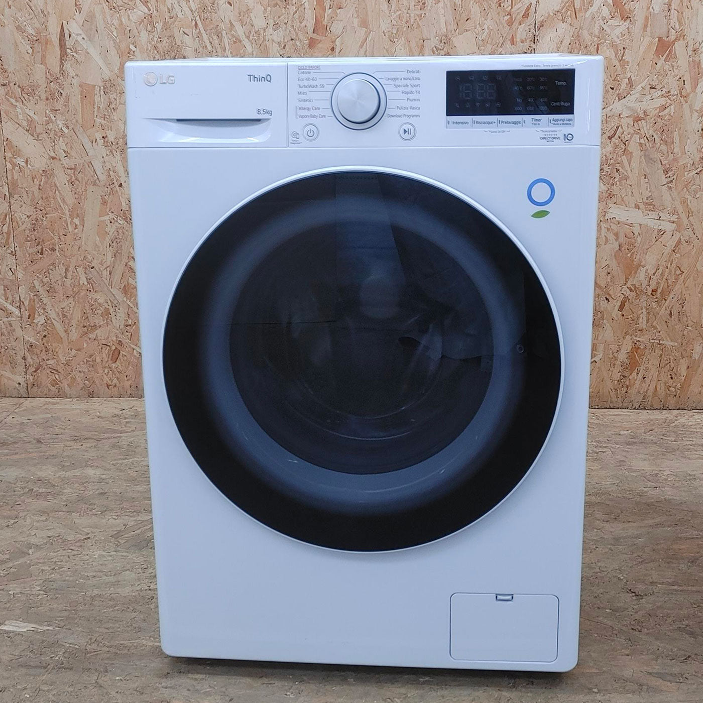 Lavatrice LG F4WV510S1E Caricamento frontale 10,5 kg 1400 Giri/min Bianco