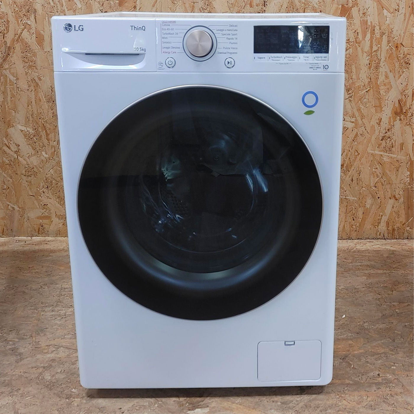 LG F6WV710SGA lavatrice Smart AI DD Libera Installazione Autodose Vapore TurboWash 360 10.5 kg