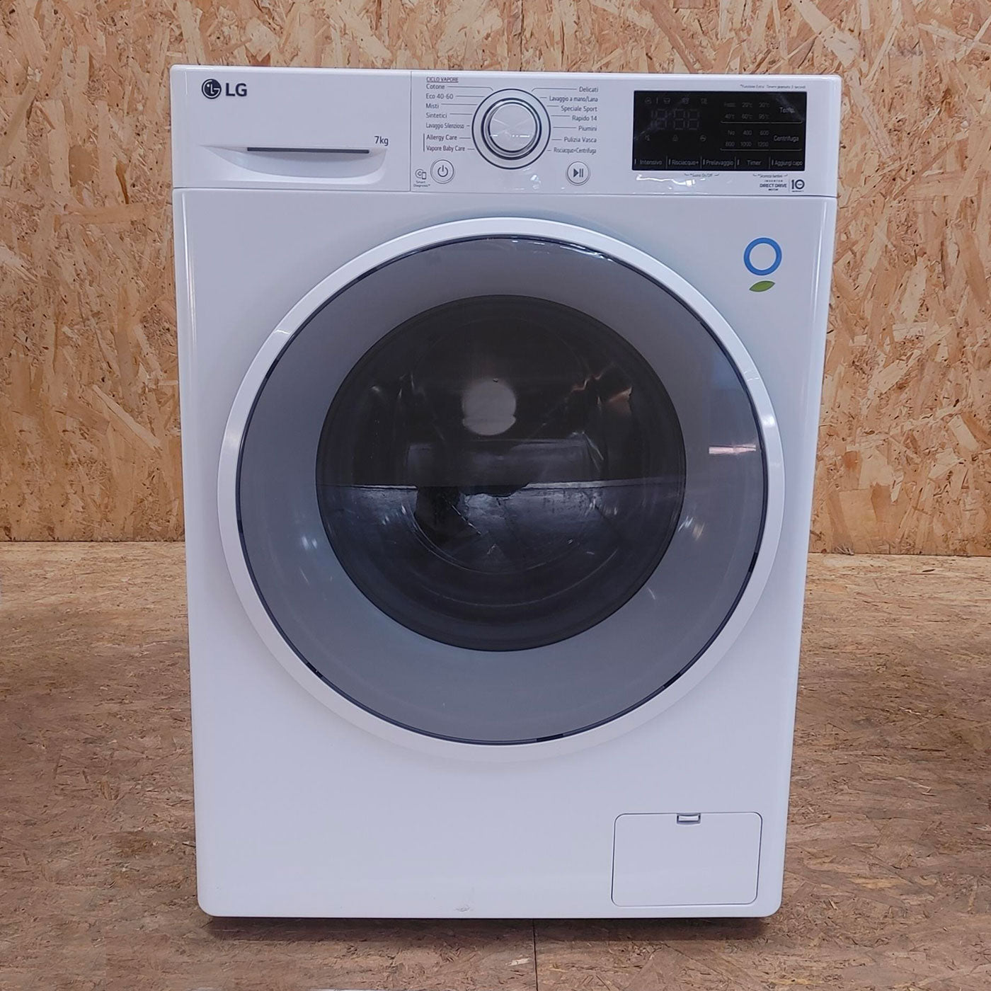 Lavatrice LG F2WV3S7SHE Caricamento frontale 7 kg 1200 Giri/min Bianco