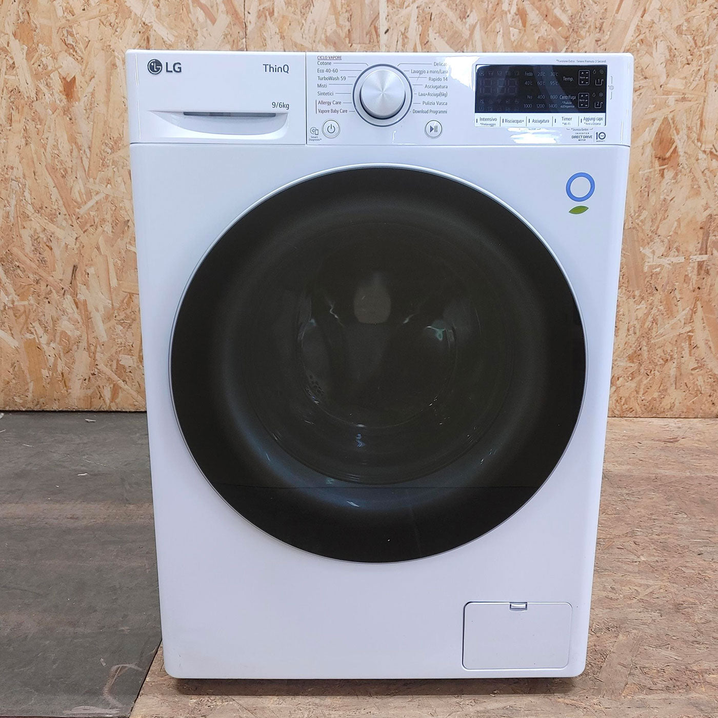 Lavasciuga LG F4DV509H1EA Libera installazione Caricamento frontale Bianco E