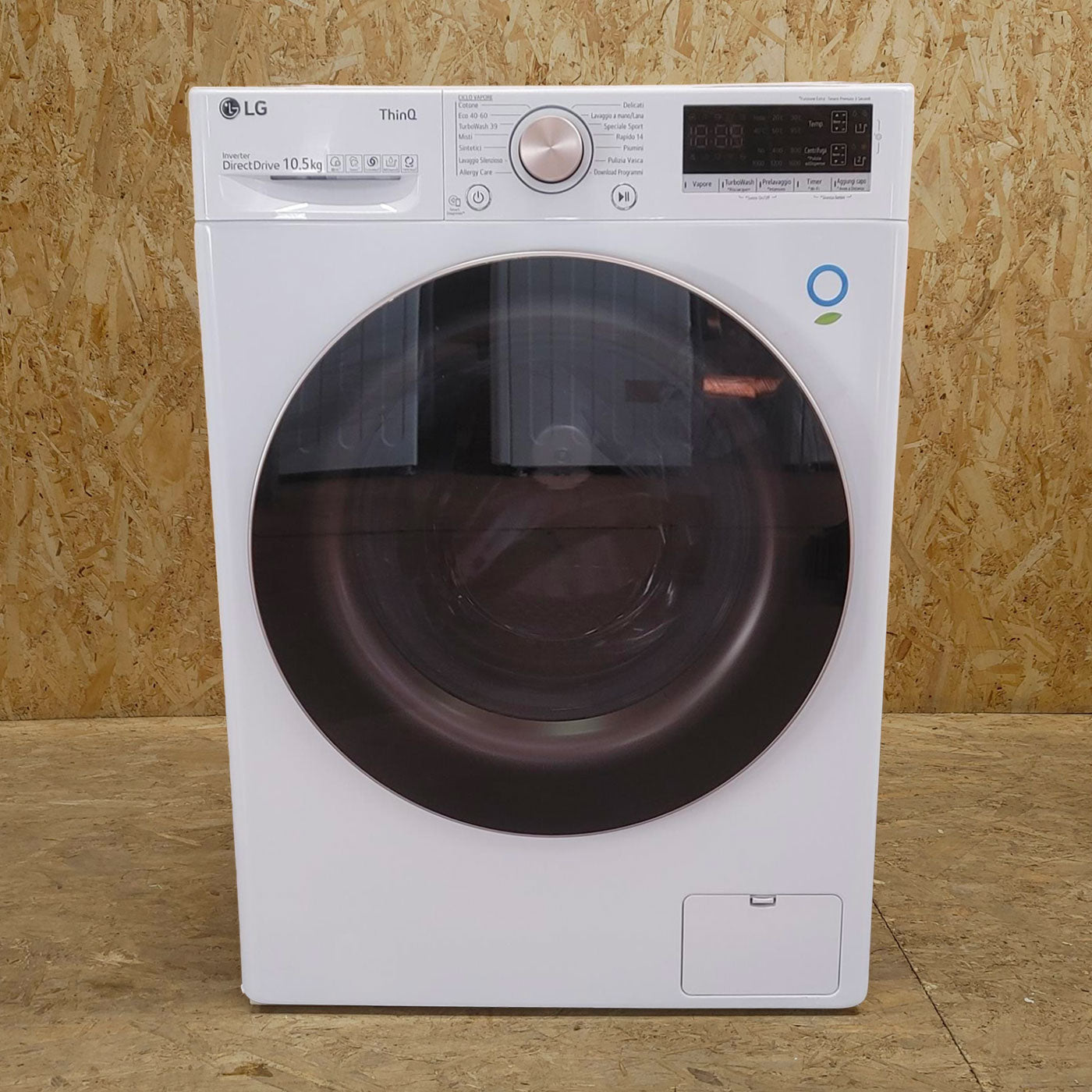 LG F6WV710SGA lavatrice Smart AI DD Libera Installazione Autodose Vapore TurboWash 360 10.5 kg