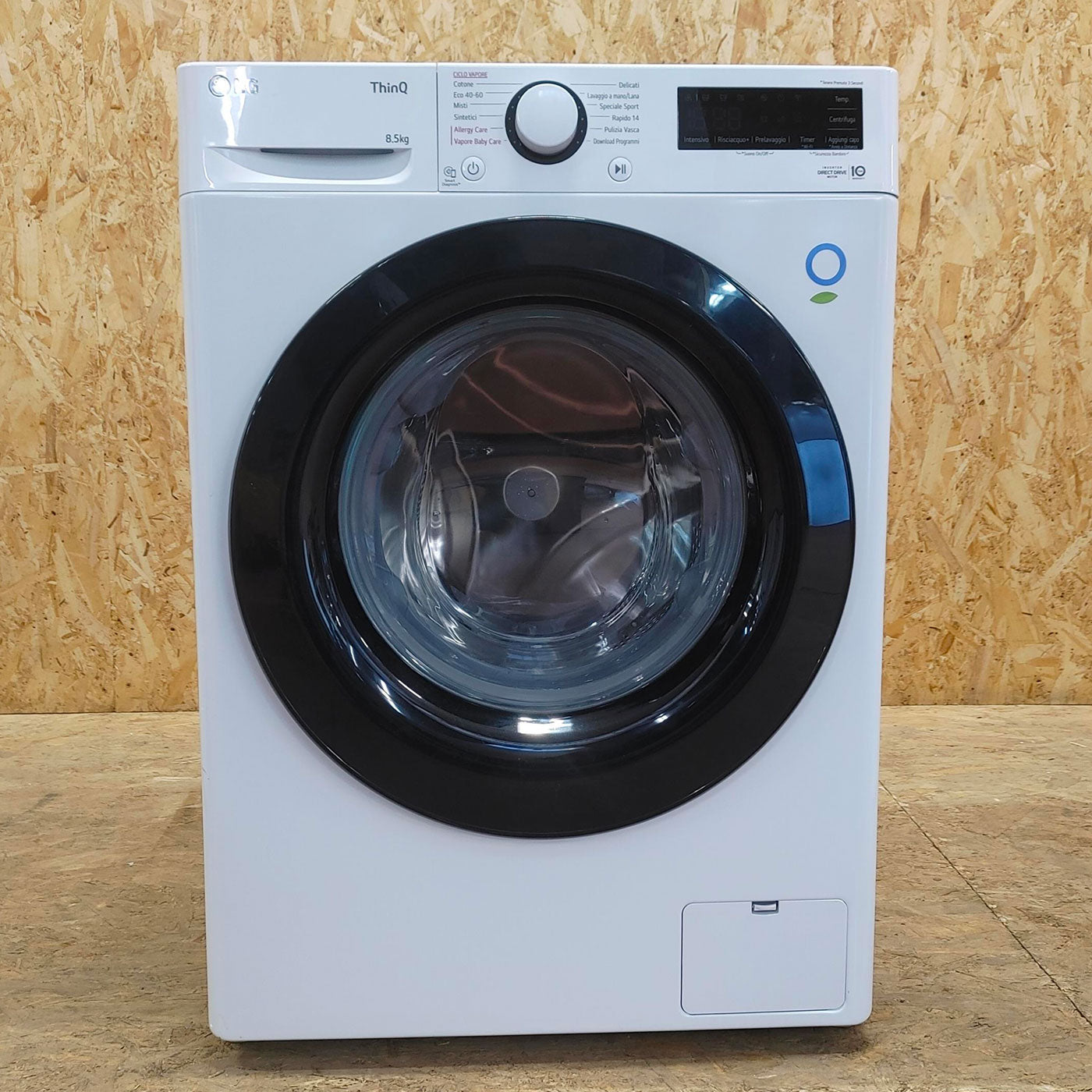 Lavatrice LG F2WV308S6AW Carica frontale 8,5 kg 1170 Giri/min Bianco