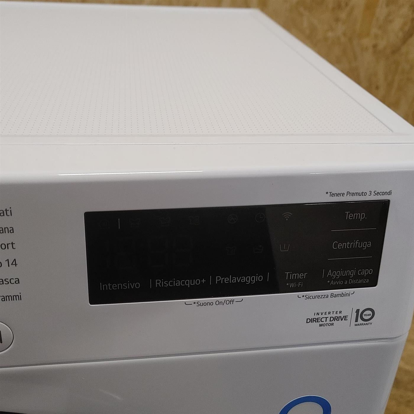 Lavatrice LG F2WV308S6AW Carica frontale 8,5 kg 1170 Giri/min Bianco