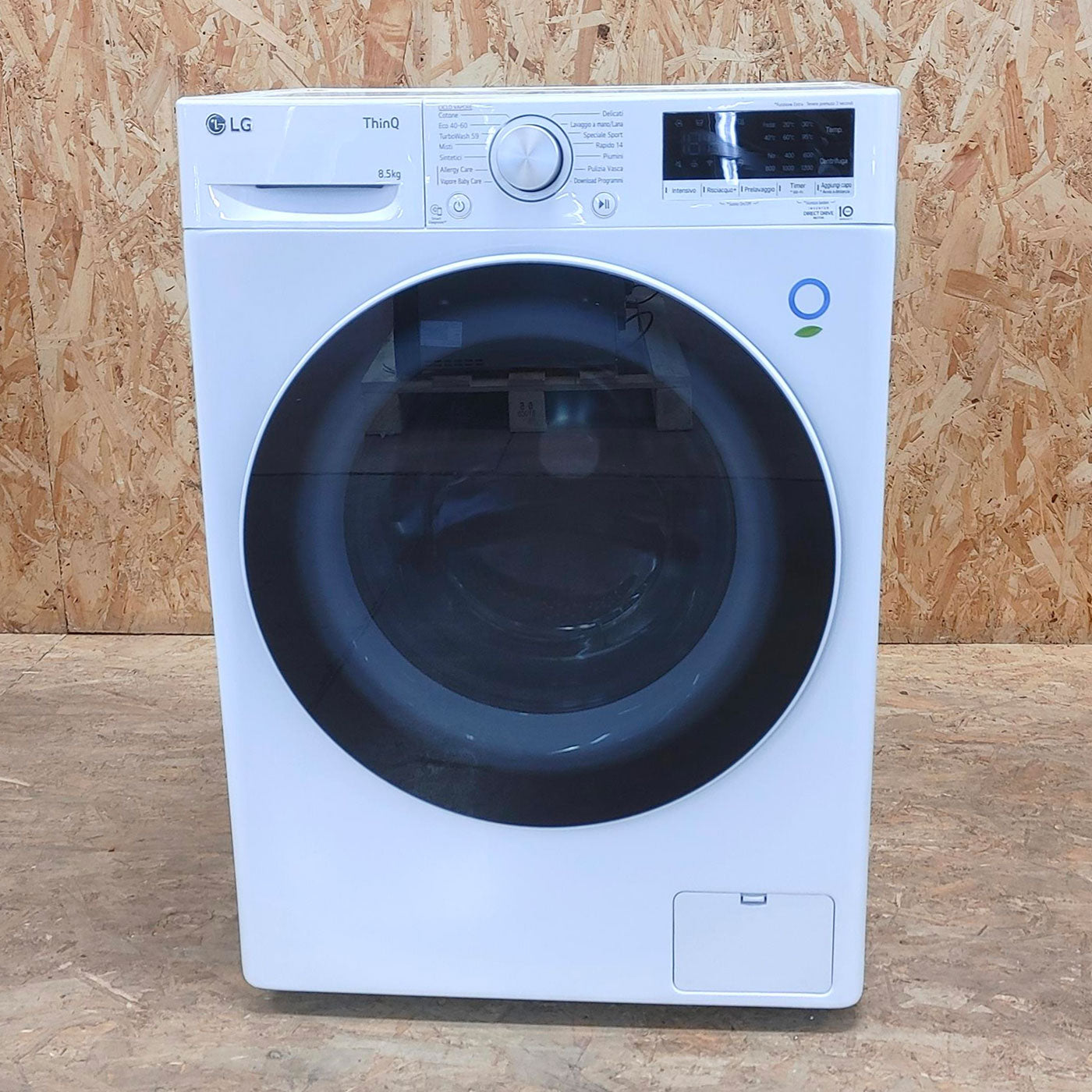 Lavatrice LG F2WV5S8S0E Caricamento frontale 8,5 kg 1200 Giri/min Bianco