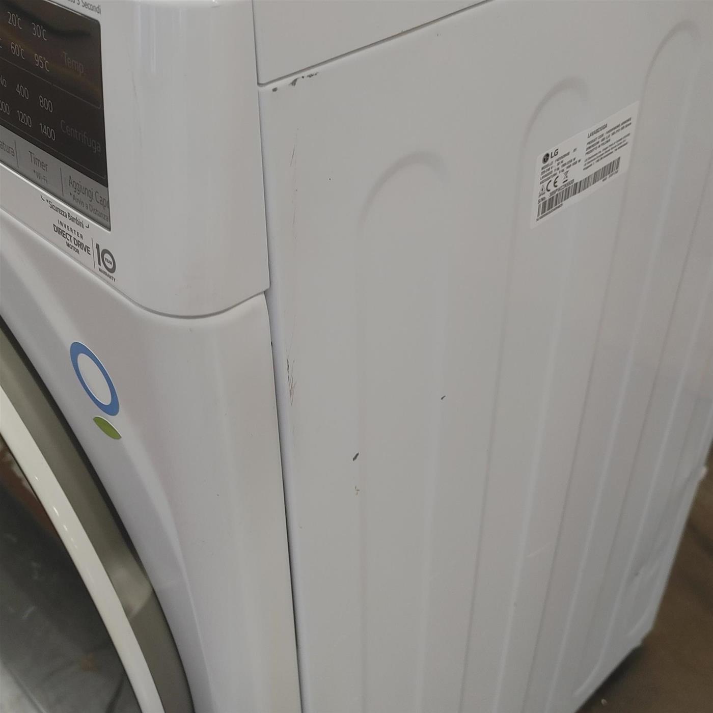 Lavasciuga LG F4DV509H0E Libera installazione Caricamento frontale Bianco E