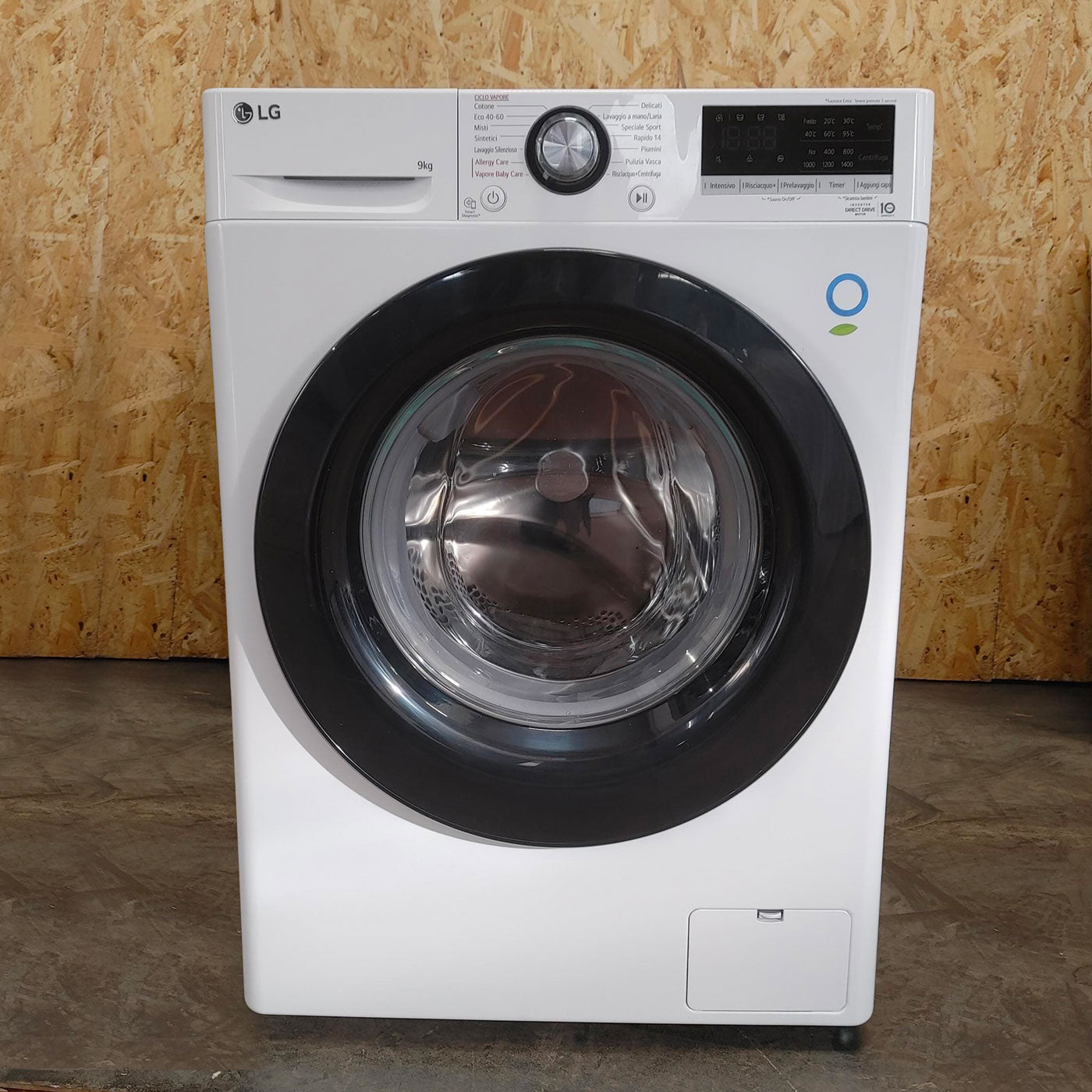 Lavatrice LG F4WV309S6E Carica frontale 9 kg 1400 Giri/min Bianco
