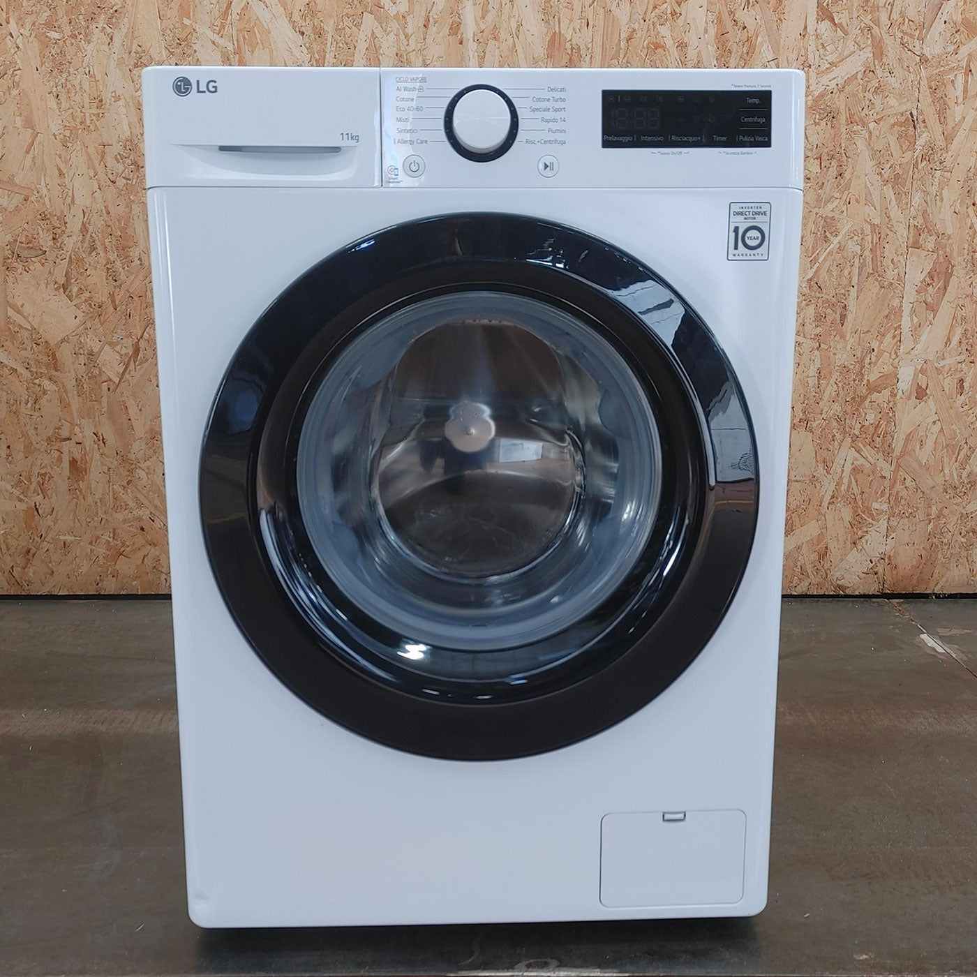 Lavatrice LG F4R3011NSWB Carica frontale 11 kg 1400 Giri/min Bianco