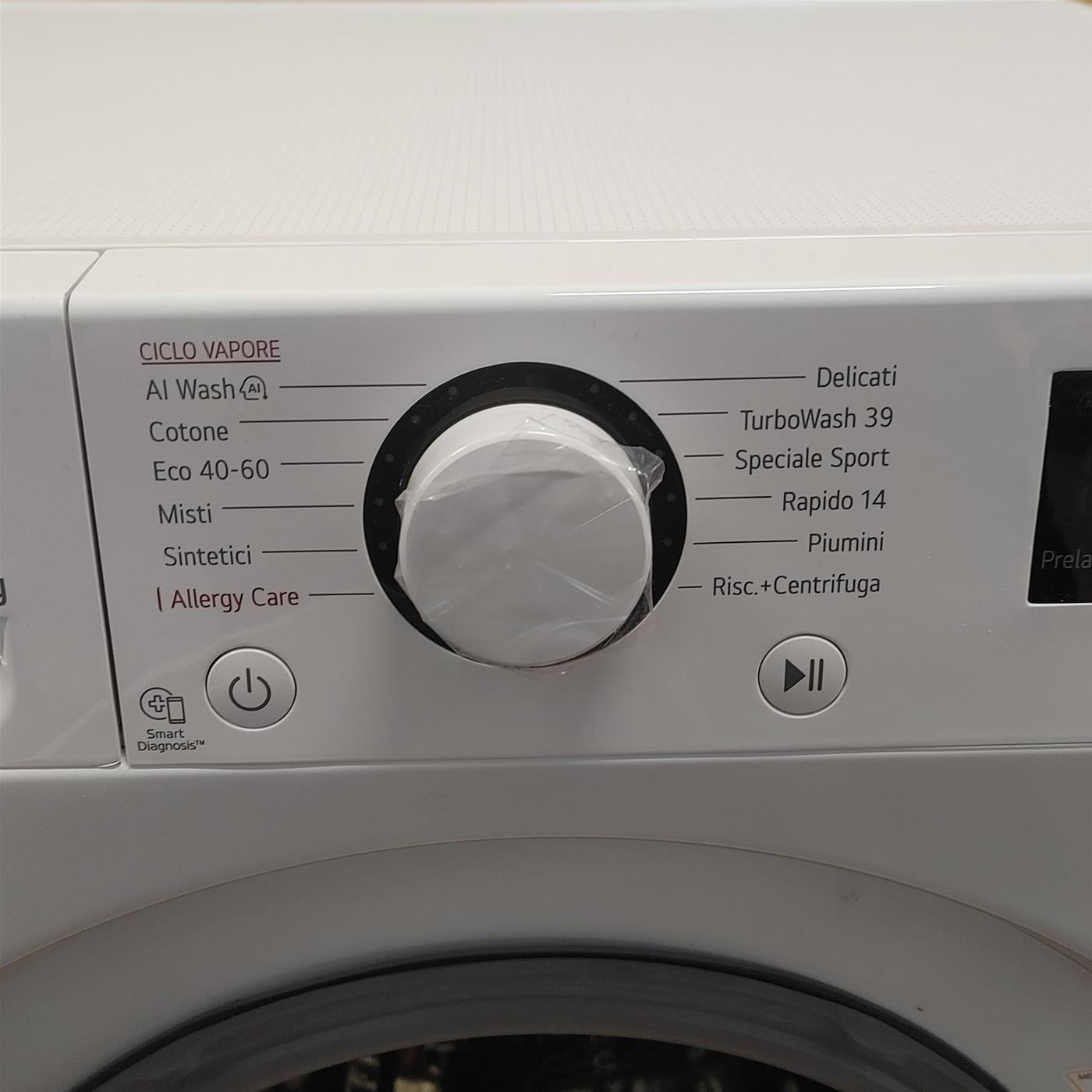 Lavatrice LG F4R5010TSWW Carica frontale 10 kg 1400 Giri/min Bianco