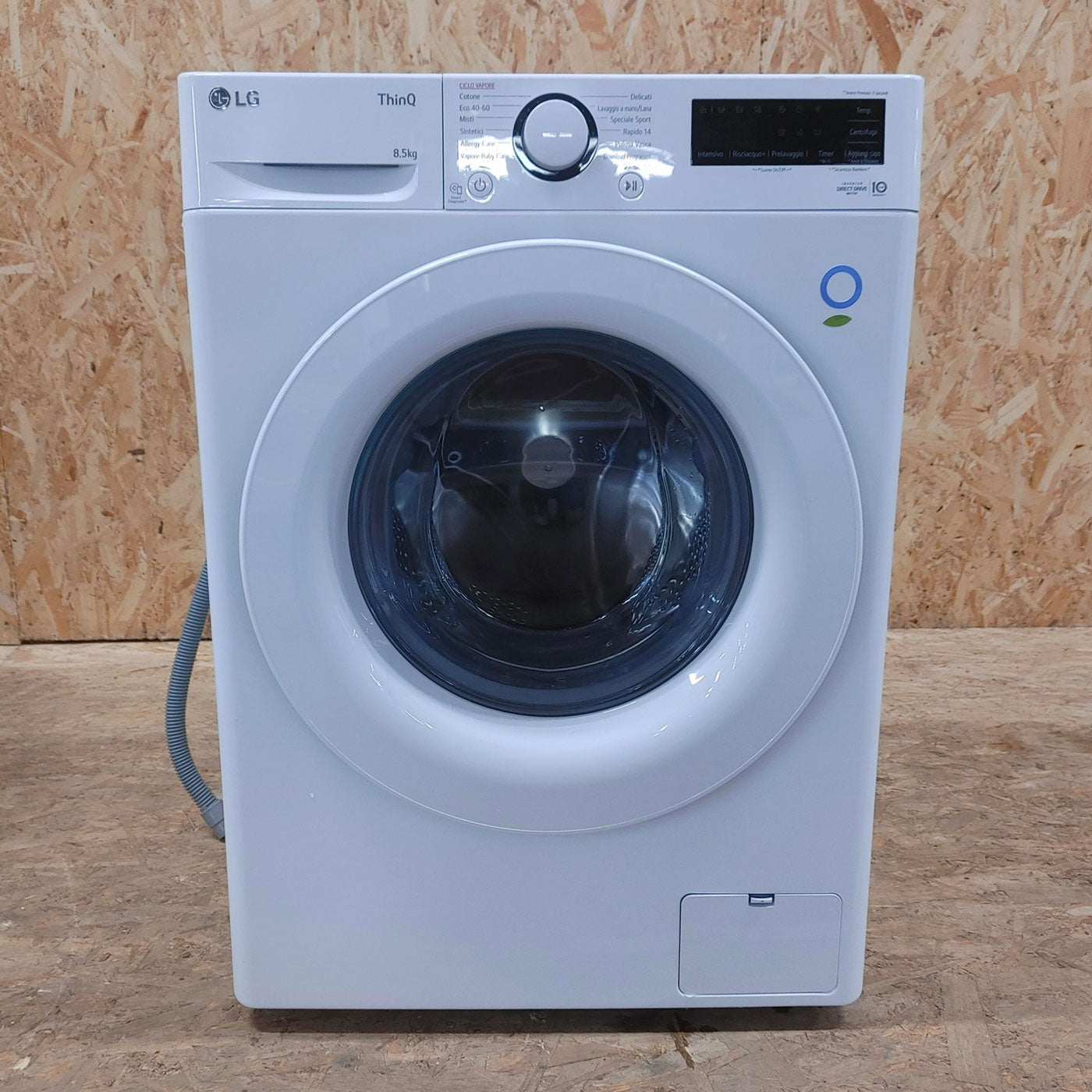 Lavatrice LG F2WV308NEW3 Carica frontale 8,5 kg 1200 Giri/min Bianco