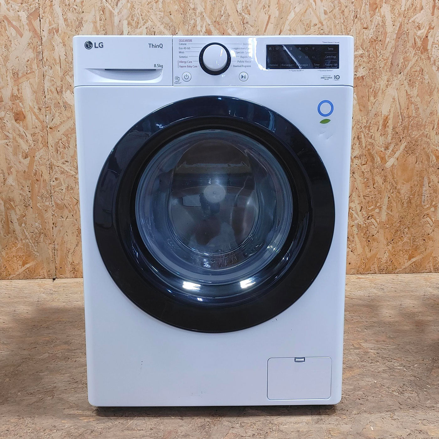 Lavatrice LG F2WV308NEW3 Carica frontale 8,5 kg 1200 Giri/min Bianco