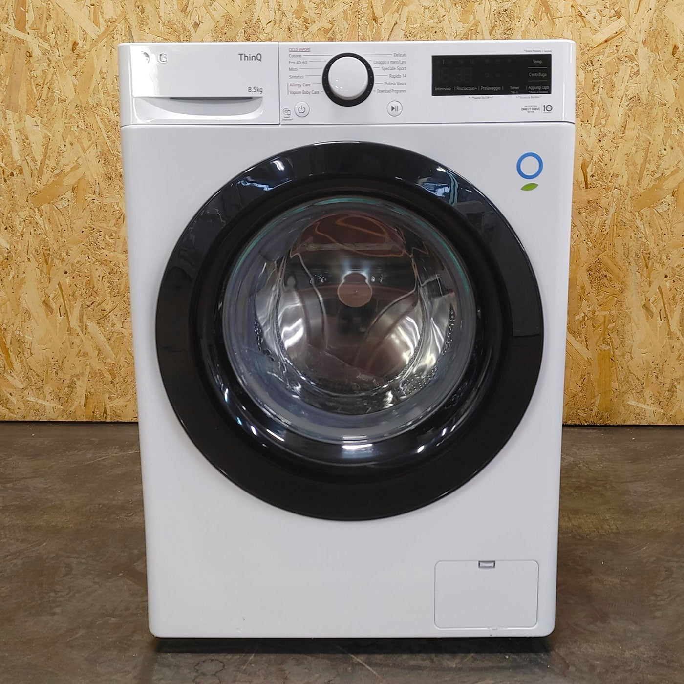 Lavatrice LG F2WV308NEW3 Carica frontale 8,5 kg 1200 Giri/min Bianco