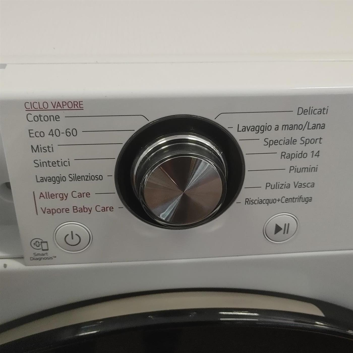 Lavatrice LG F4R3011NSWW Carica frontale 11 kg 1400 giri Bianco