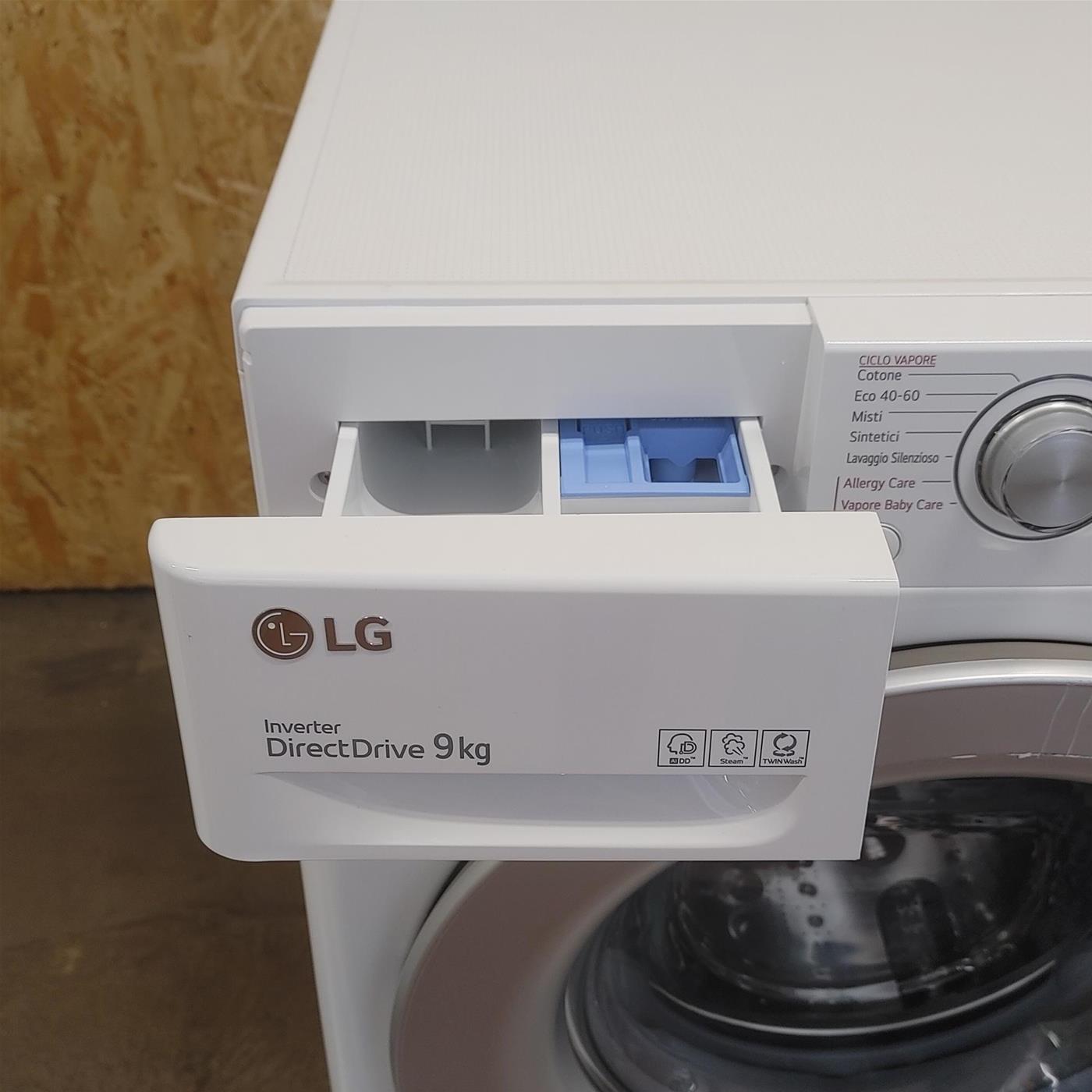 Lavatrice LG F4WV309S4E Carica frontale 9 kg 1400 Giri/min Bianco (Copy)