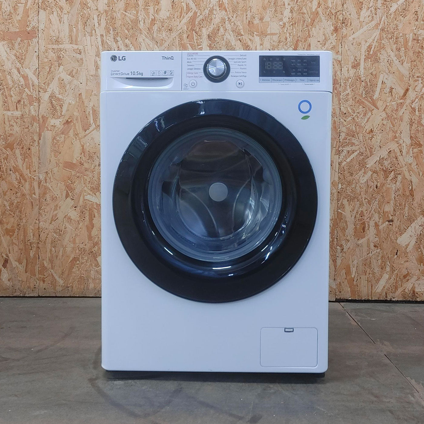 LG F4WV310S6E Lavatrice Intelligente AIDD 10,5kg Vapore 1400 Giri/min Carica frontale Classe B