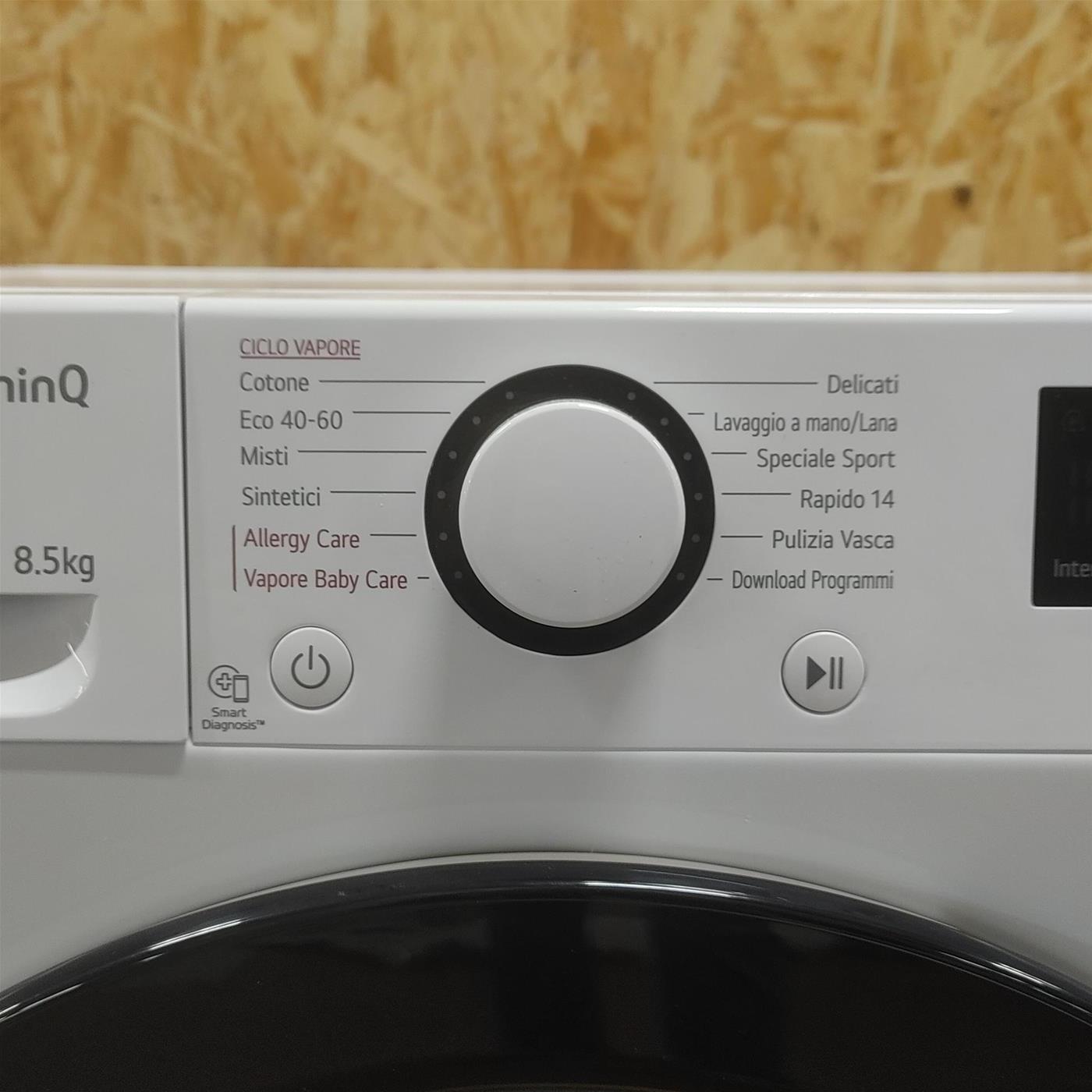 Lavatrice intelligente LG F2WV308S6AW AI DD Classe A 8,5 Kg