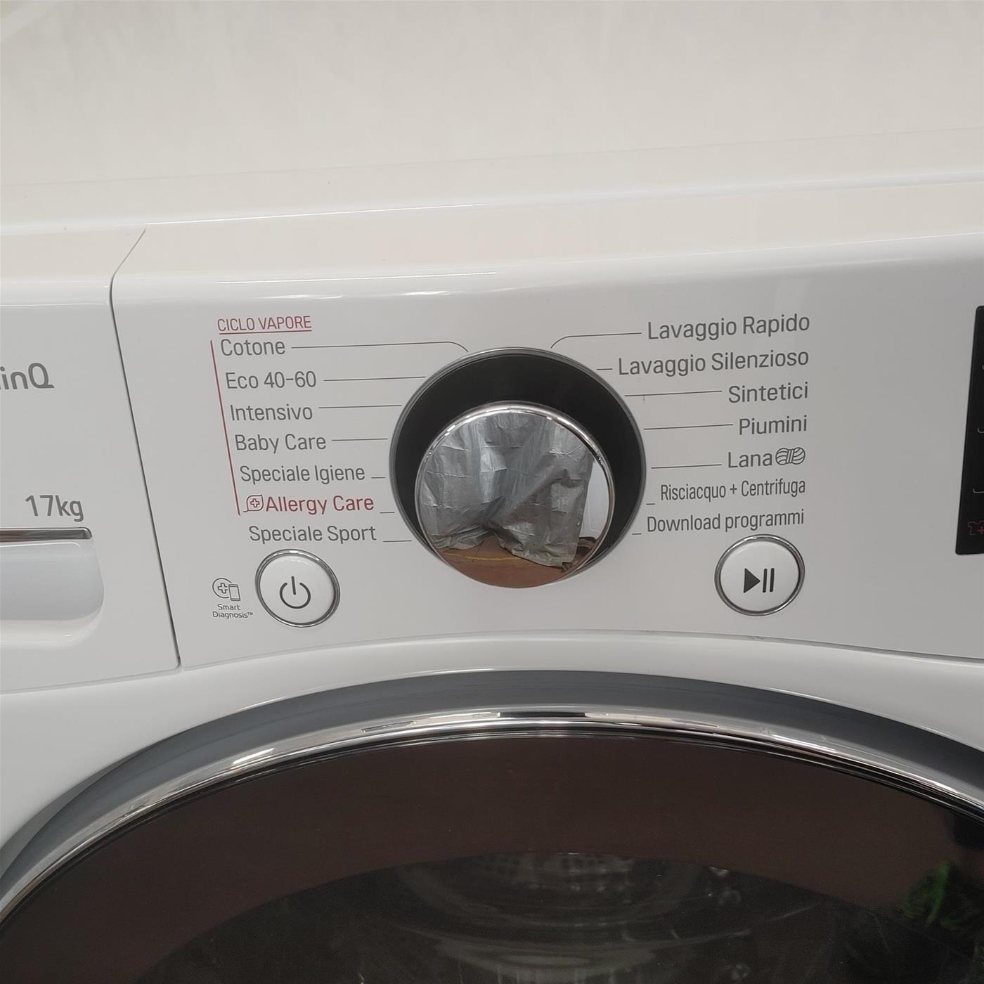 Lavatrice LG F1P1CY2W Carica frontale 17 kg 1100 Giri/min Bianco