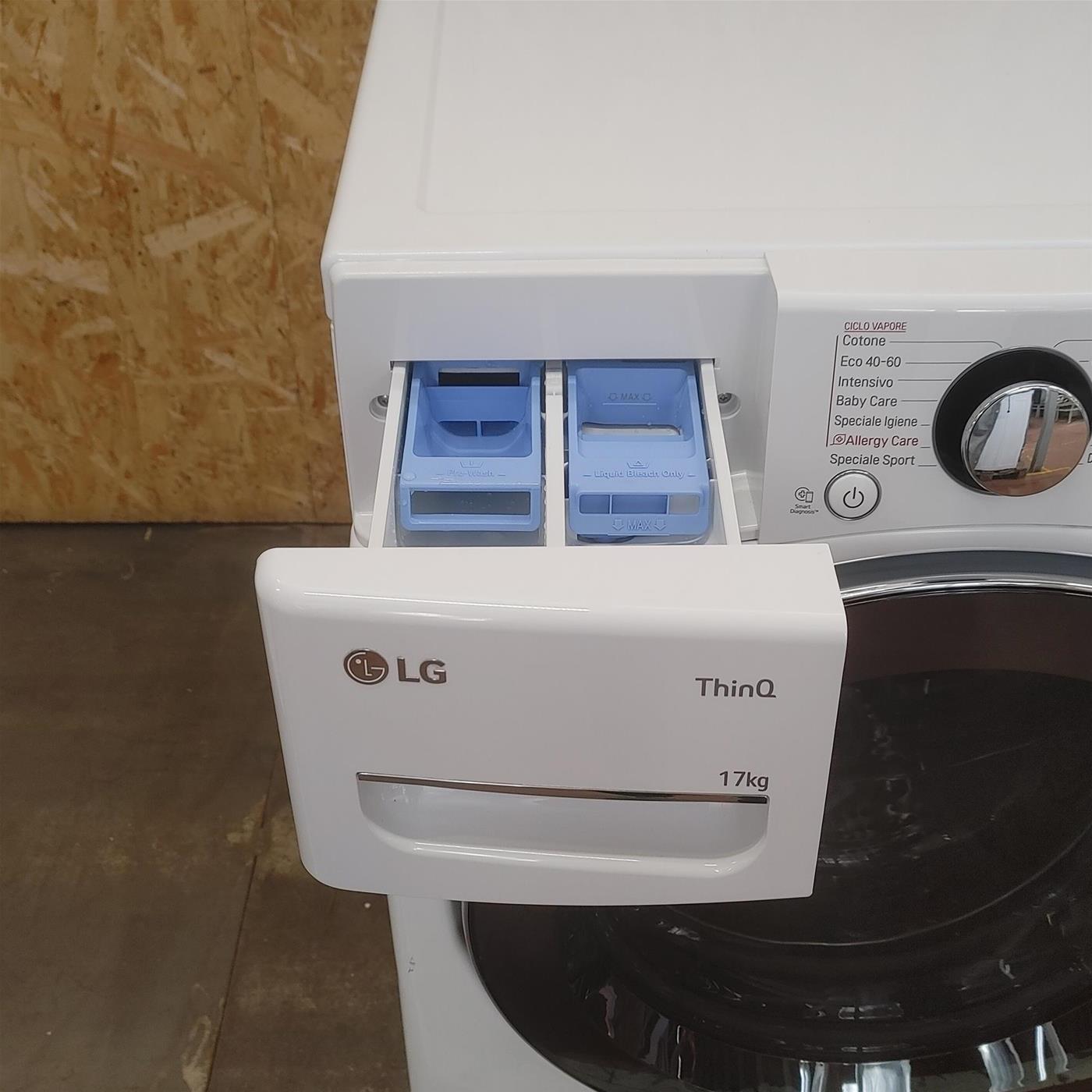 Lavatrice LG F1P1CY2W Carica frontale 17 kg 1100 Giri/min Bianco