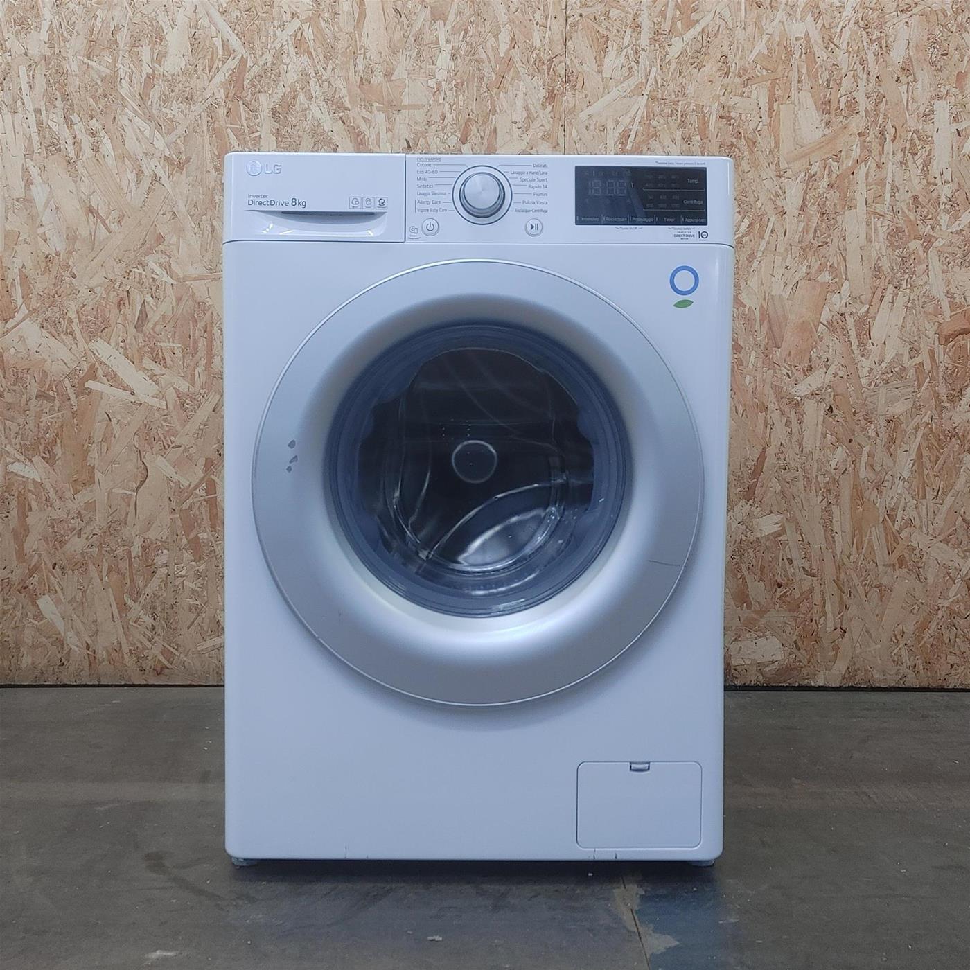 Lavatrice LG F4WV3008N3W Carica frontale 8 kg 1400 giri Bianco