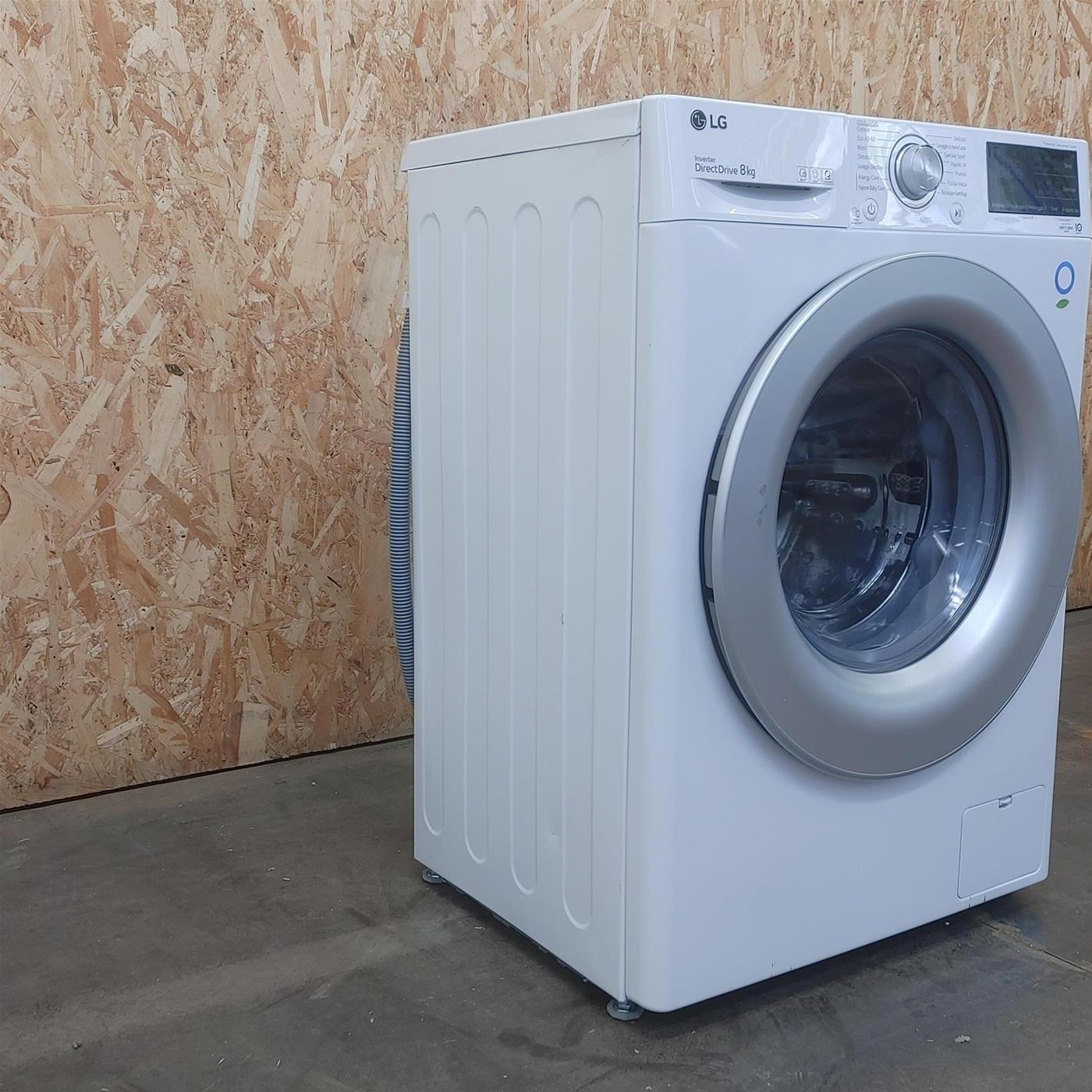 Lavatrice LG F4WV3008N3W Carica frontale 8 kg 1400 giri Bianco