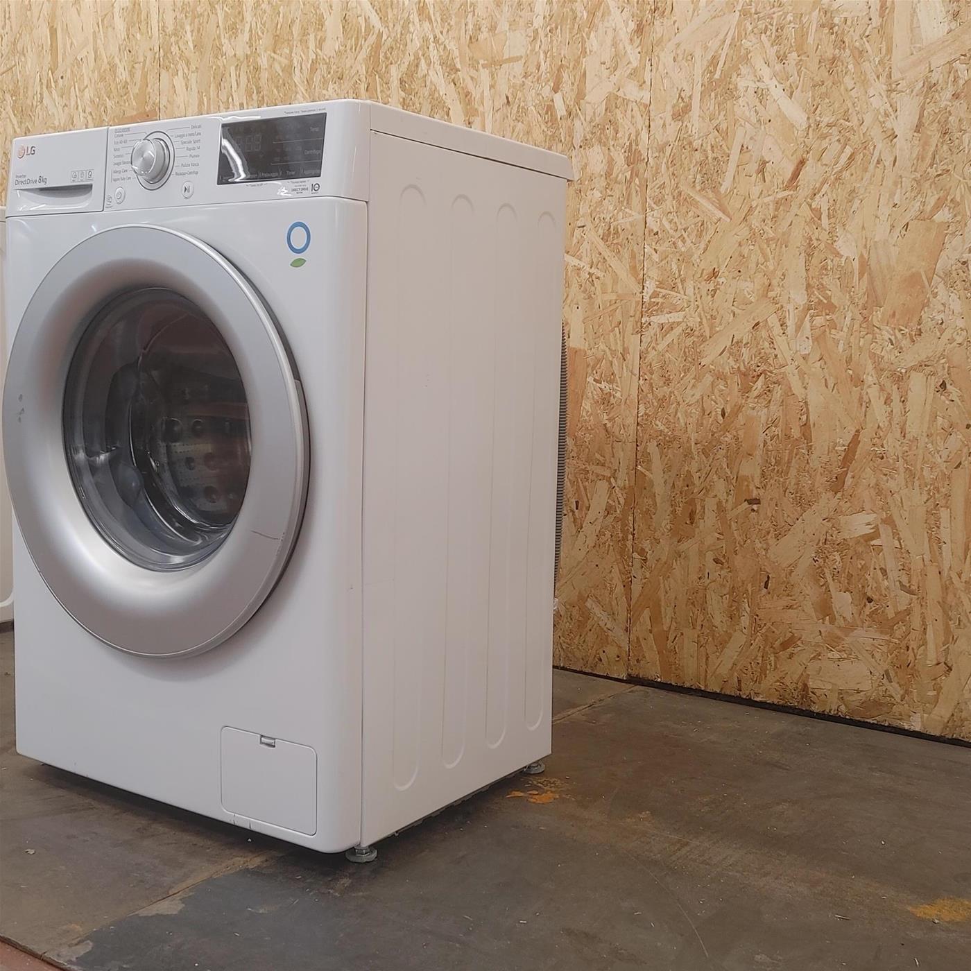 Lavatrice LG F4WV3008N3W Carica frontale 8 kg 1400 giri Bianco