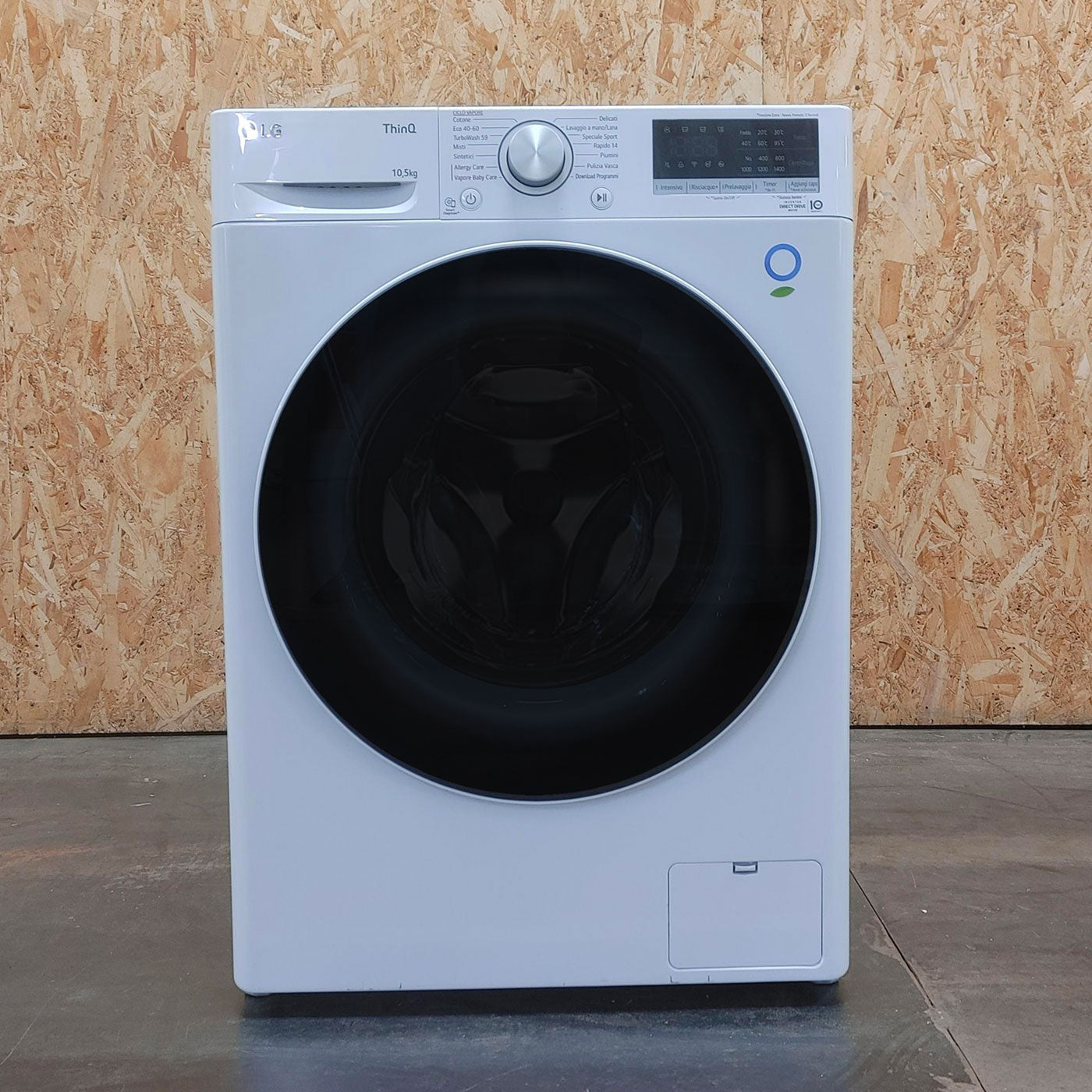 LG F4WV510SAE lavatrice Caricamento frontale 10 kg 1400 Giri/min A Bianco