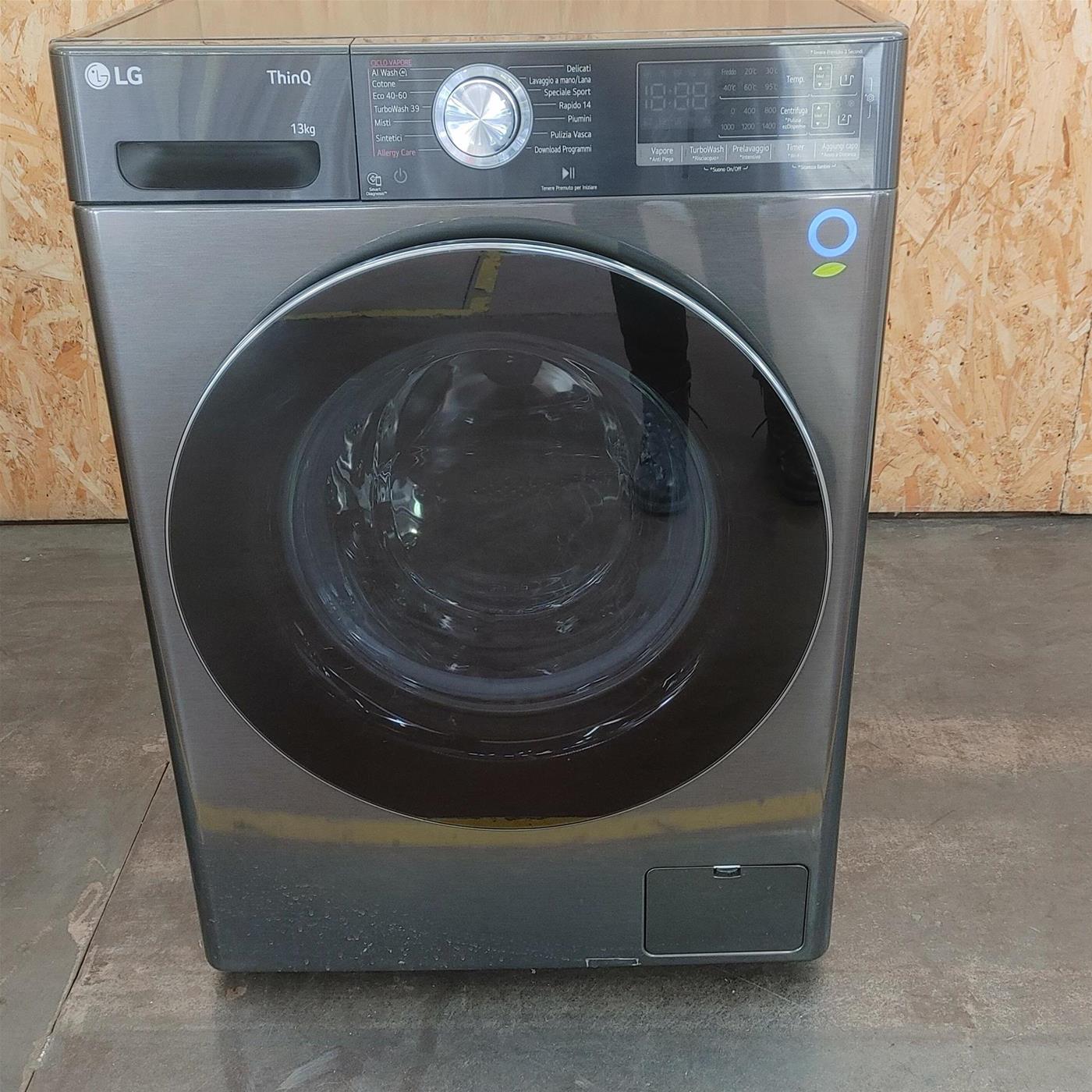 Lavatrice intelligente LG F4R9513TPB AI DD TurboWash, Vapore 13 Kg