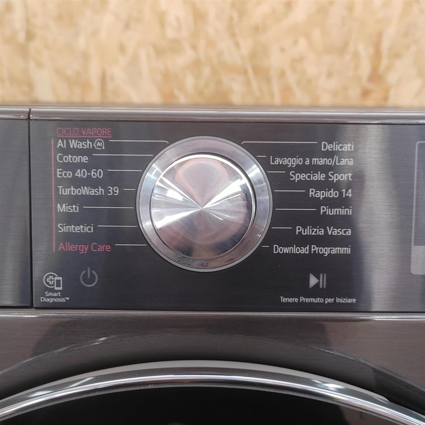 Lavatrice intelligente LG F4R9513TPB AI DD TurboWash, Vapore 13 Kg