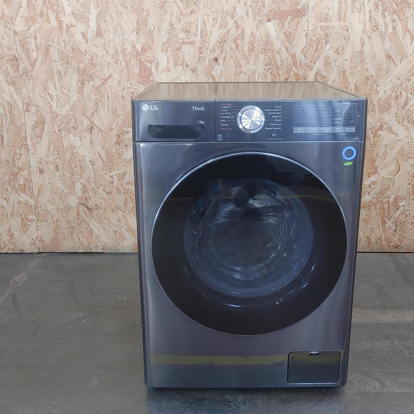 Lavatrice intelligente LG F4R9513TPB AI DD TurboWash, Vapore 13 Kg