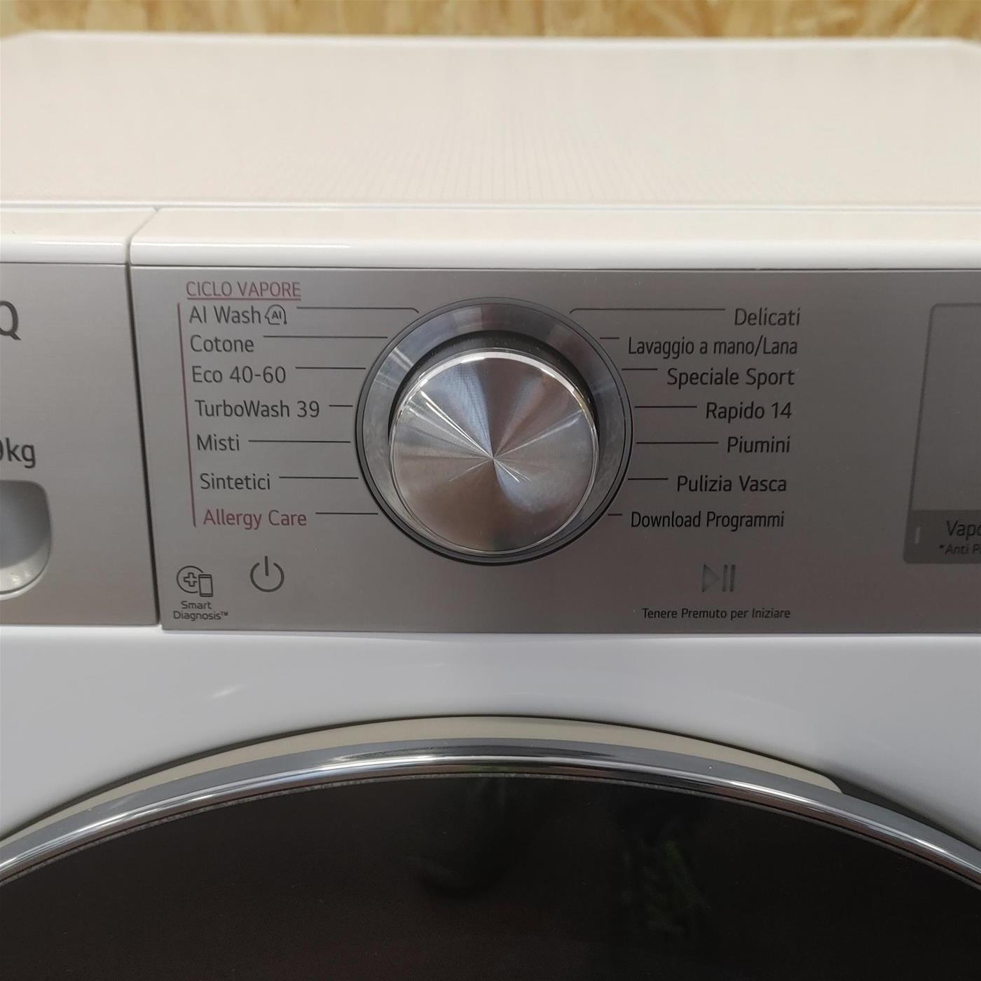 Lavatrice LG F4R9009TPWC Carica frontale 9 kg 1400 giri Bianco