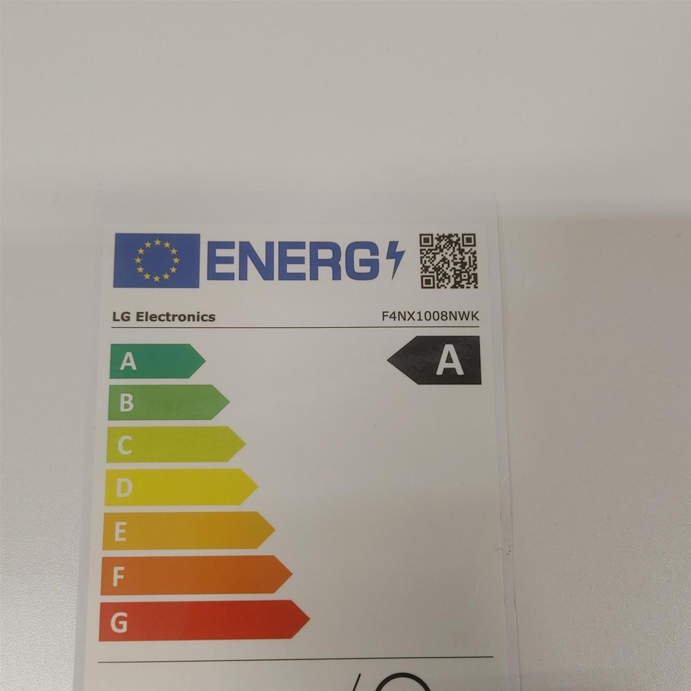 Lavatrice LG F4NX1008NWK Carica frontale 8 kg 1400 giri Bianco