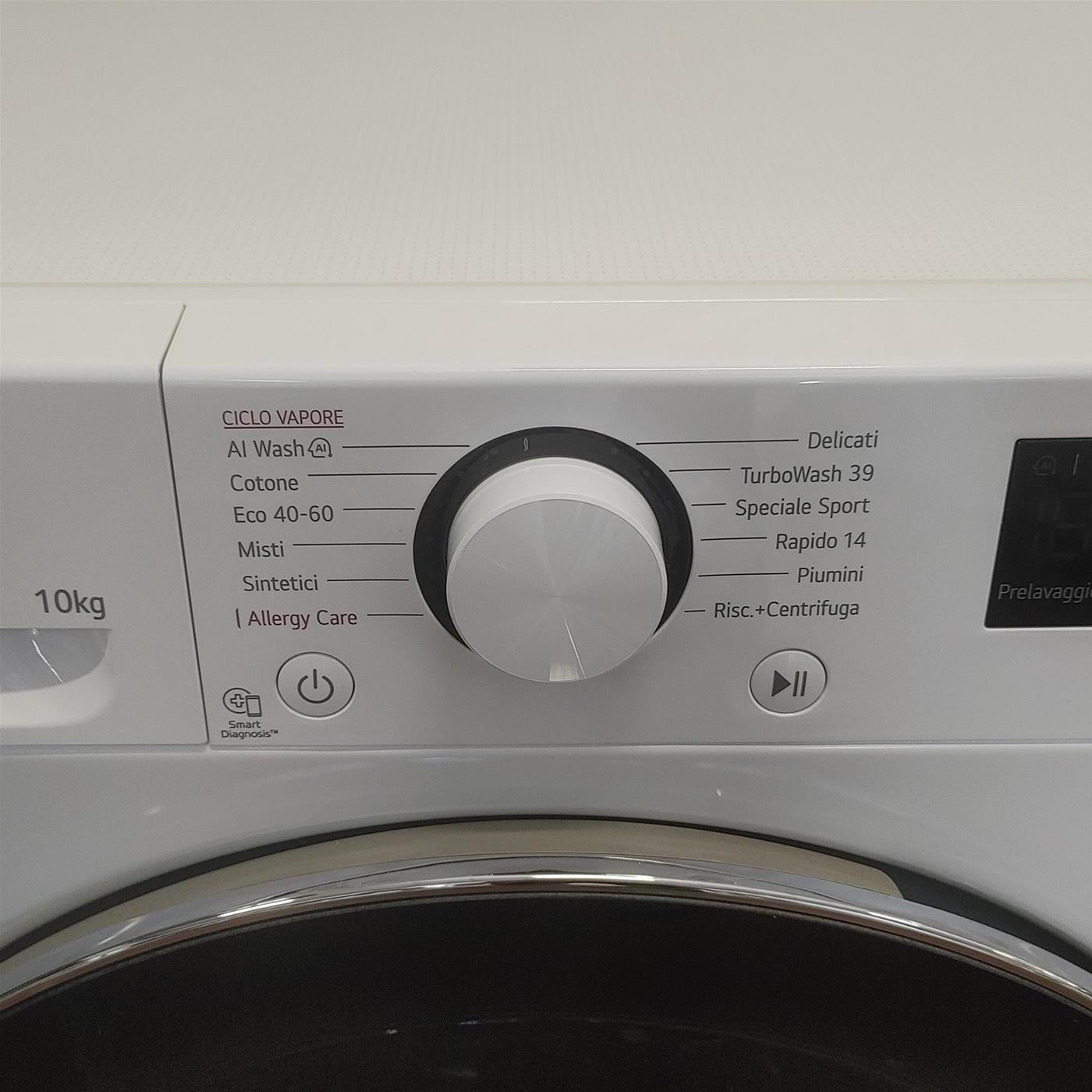 Lavatrice intelligente LG F4R5011TSWW 11 kg AI DD