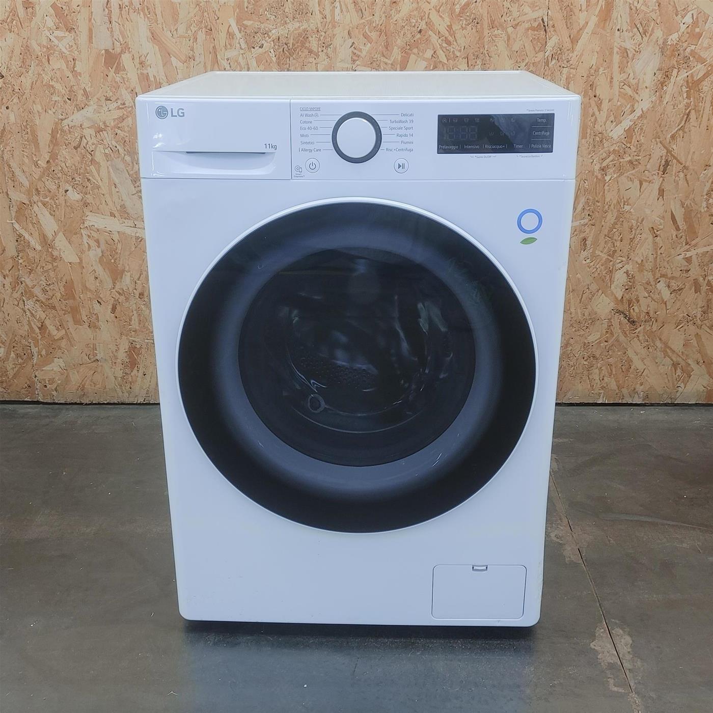 Lavatrice intelligente LG F4R5011TSWW 11 kg AI DD