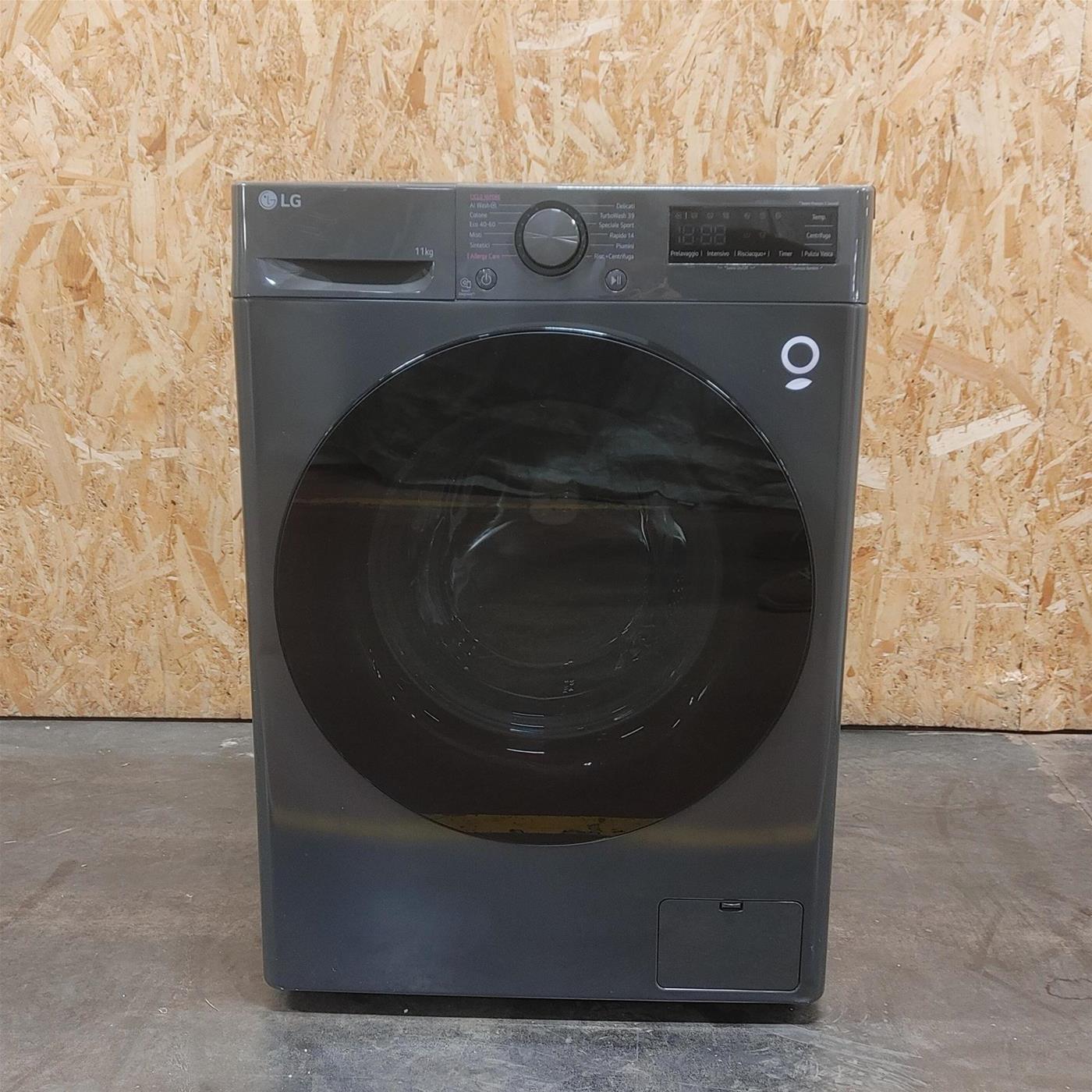 Lavatrice intelligente LG F4R5011TSMB Classe A, TurboWash, Vapore 11 Kg