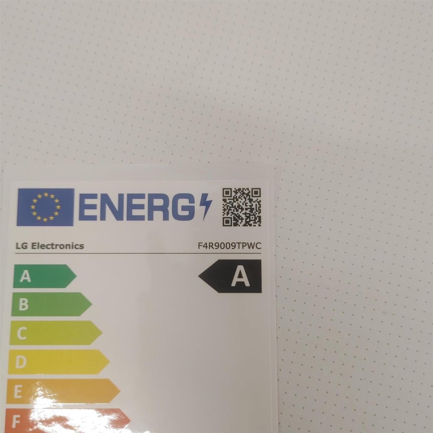 Lavatrice intelligente LG F4R3009NNWB Carica frontale 9 kg 1400 giri Bianco