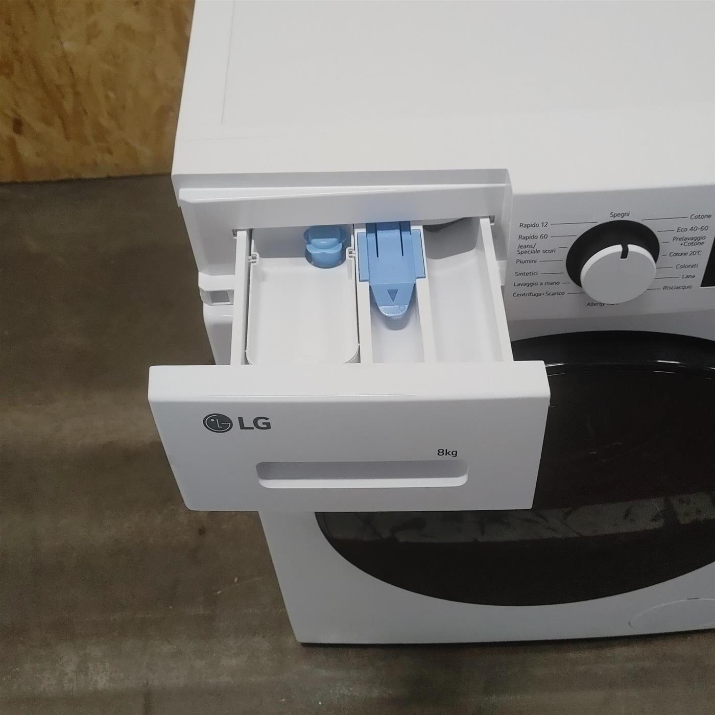 Lavatrice LG F2WM308S0E Carica frontale 8 kg 1200 giri Bianco