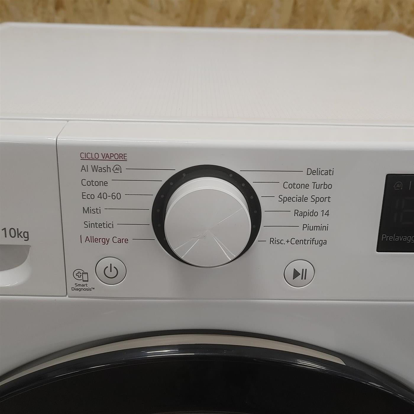 Lavatrice LG F4R3010NSWB Carica frontale 10 kg 1400 Giri/min Bianco