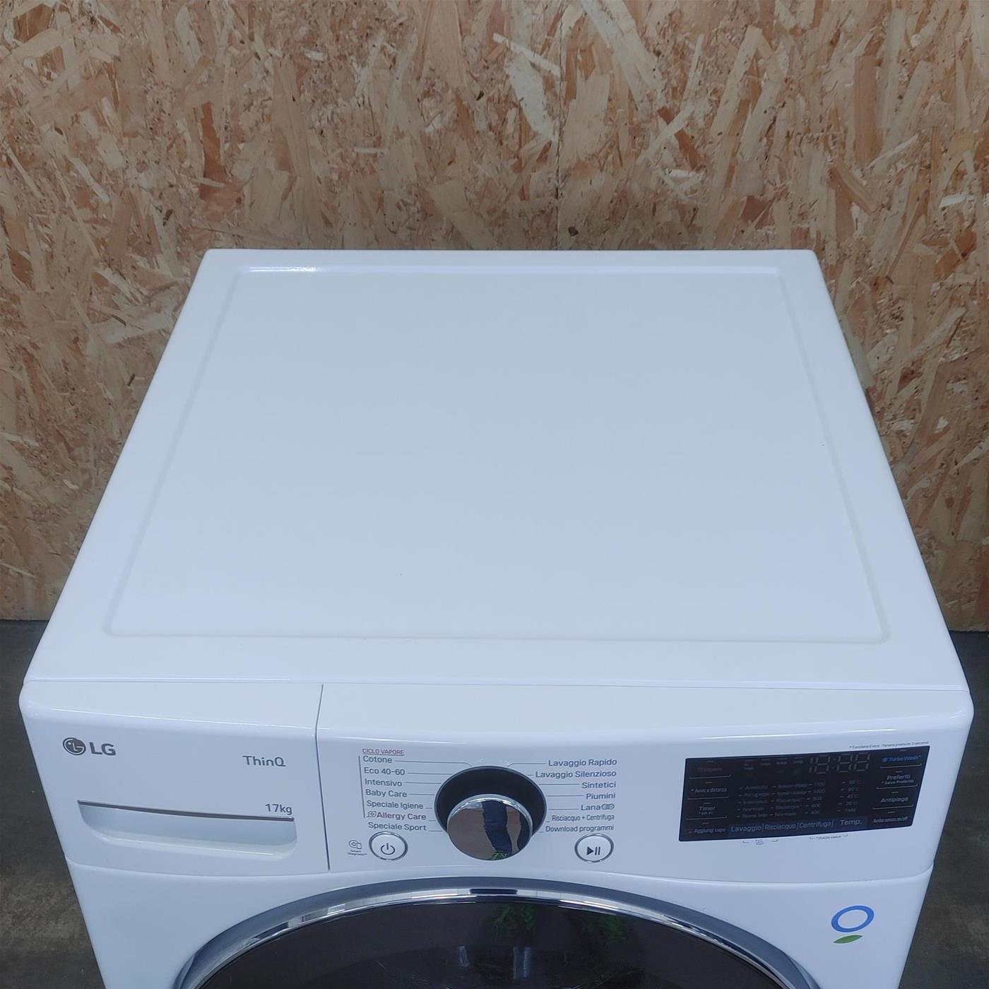 Lavatrice LG F1P1CY2W Carica frontale 17 kg 1100 Giri/min Bianco