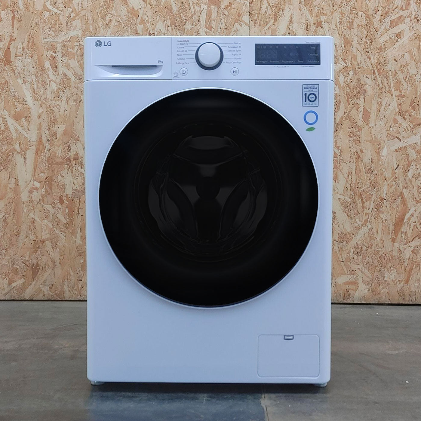 Lavatrice LG F4R5009TSWW Carica frontale 9 kg 1400 Giri/min Bianco