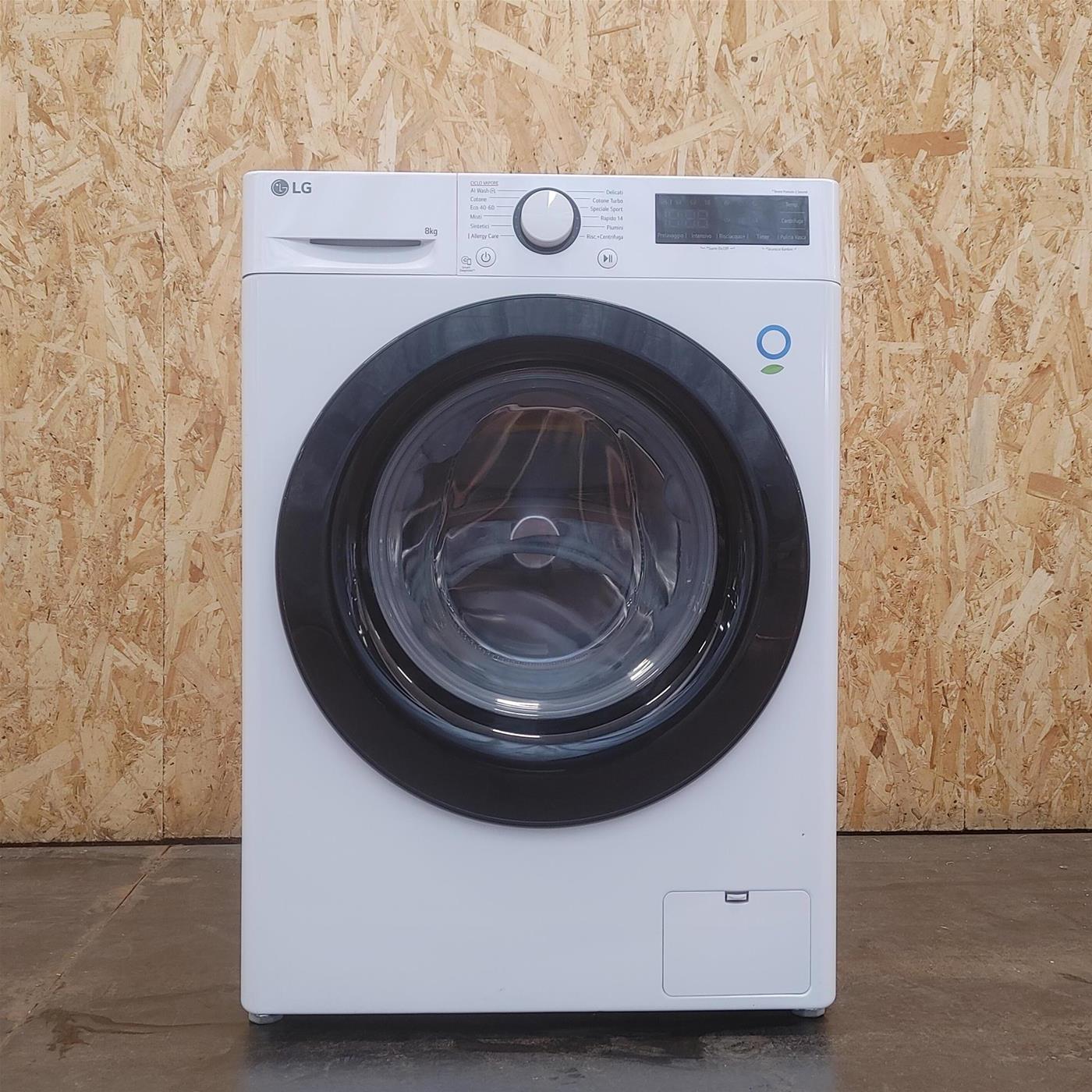 Lavatrice LG F2R3S08NSWW 8kg AI DD