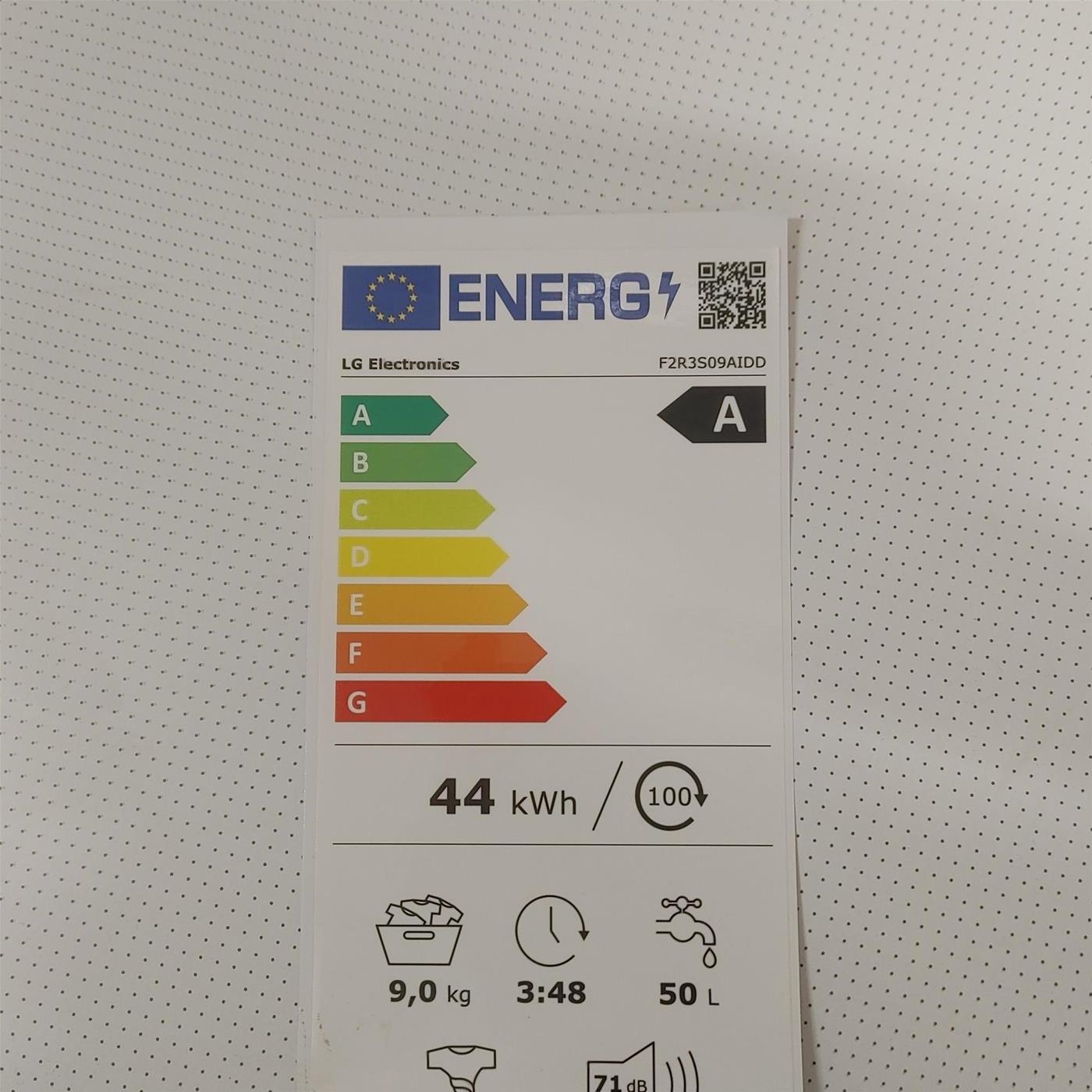 Lavatrice LG F2R3S09AIDD Carica frontale 9 kg 1200 giri Bianco