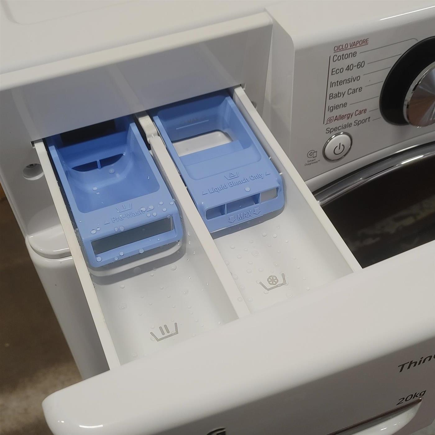 Lavatrice LG F0P3020TSWC AI DD Carica frontale 20 kg 1000 giri Bianco