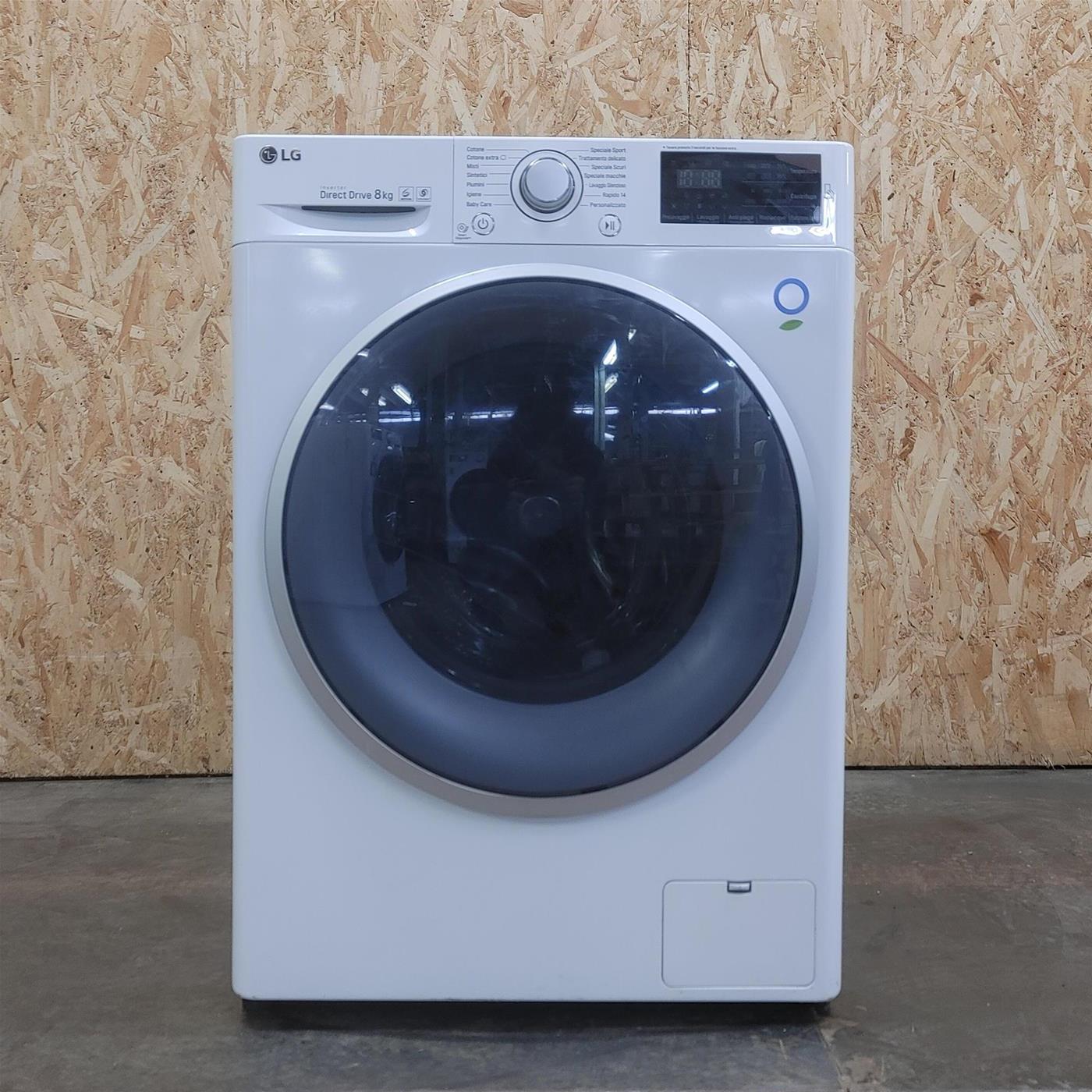 Lavatrice LG F4J5TN3W Carica frontale 8 kg 1400 giri Bianco