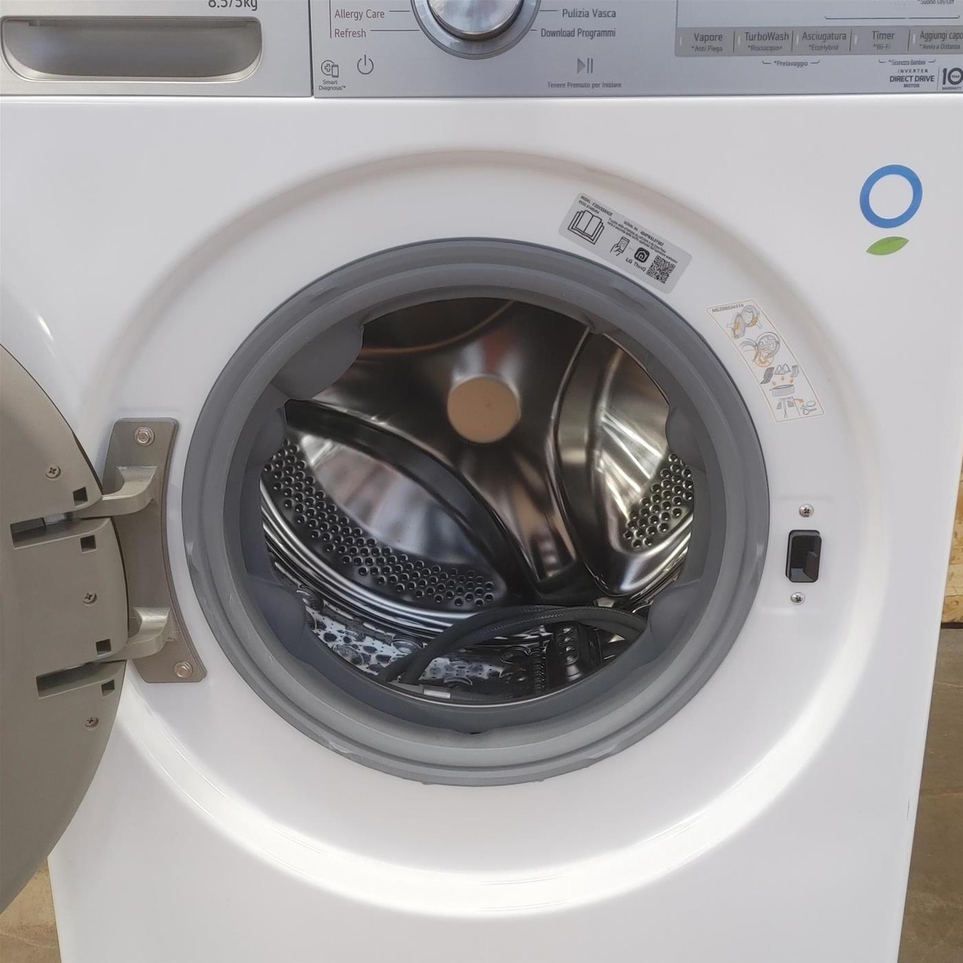 Lavasciuga LG F2DV9S8H2E Libera installazione Caricamento frontale Bianco E