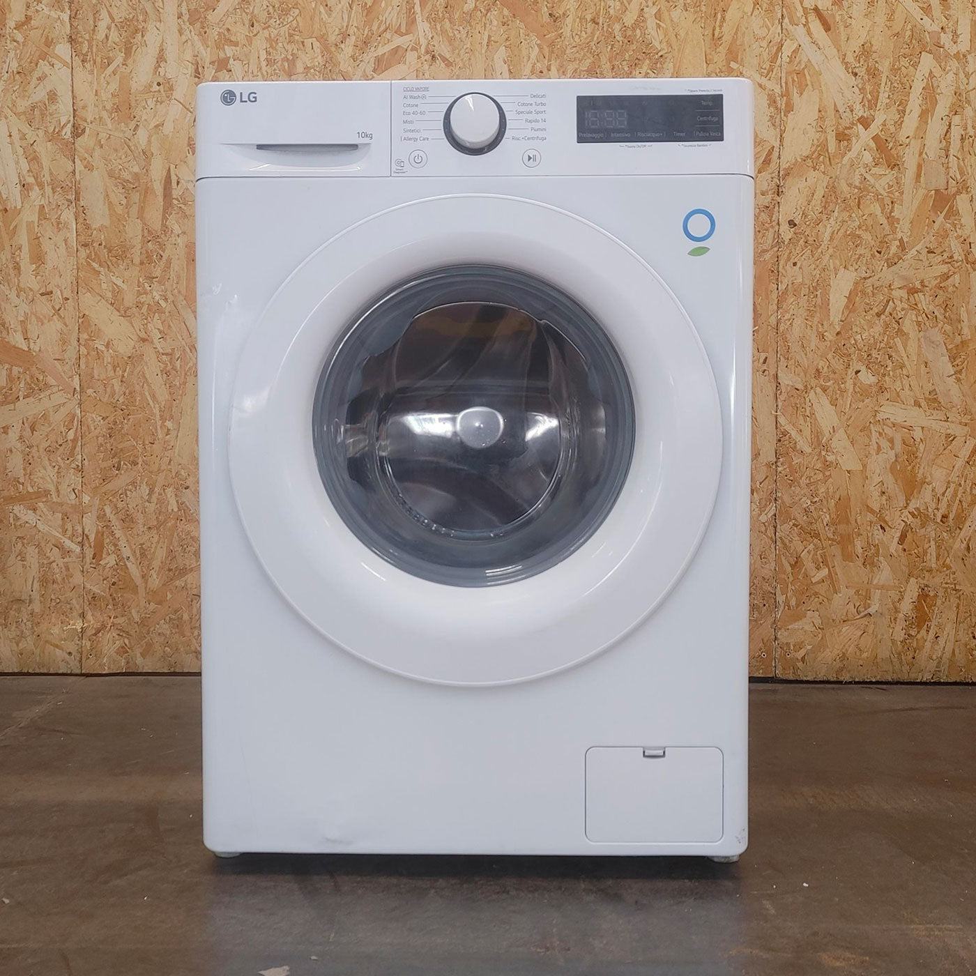 LG F4R3010NSWW Lavatrice 10kg AI DD, Classe A-10%, 1400 giri, Lavaggio a vapore