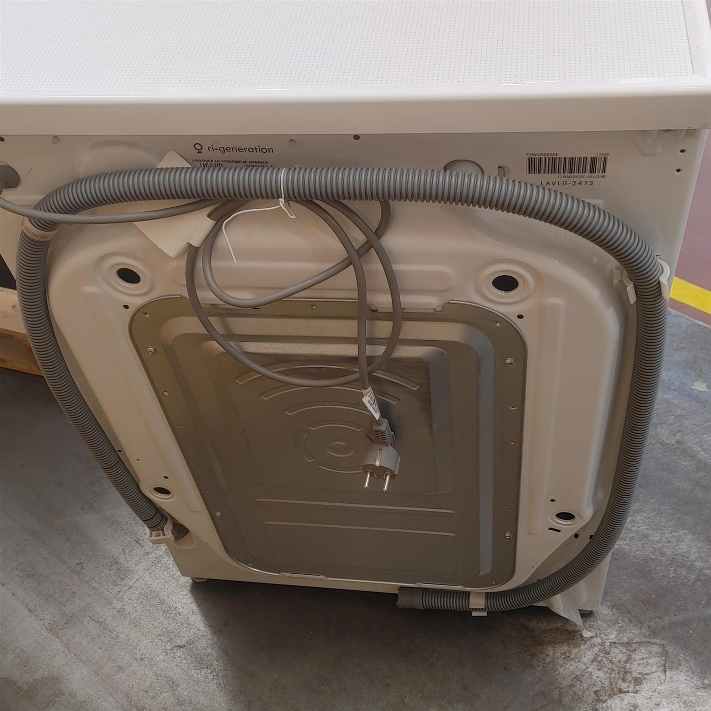 LG F4R3010NSWW Lavatrice 10kg AI DD, Classe A-10%, 1400 giri, Lavaggio a vapore